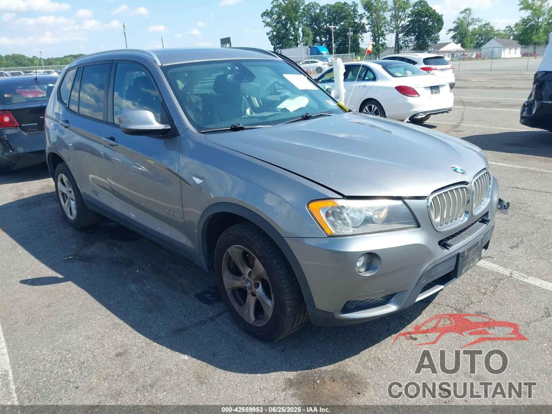 BMW X3 2012 - 5UXWX5C5XCL719235