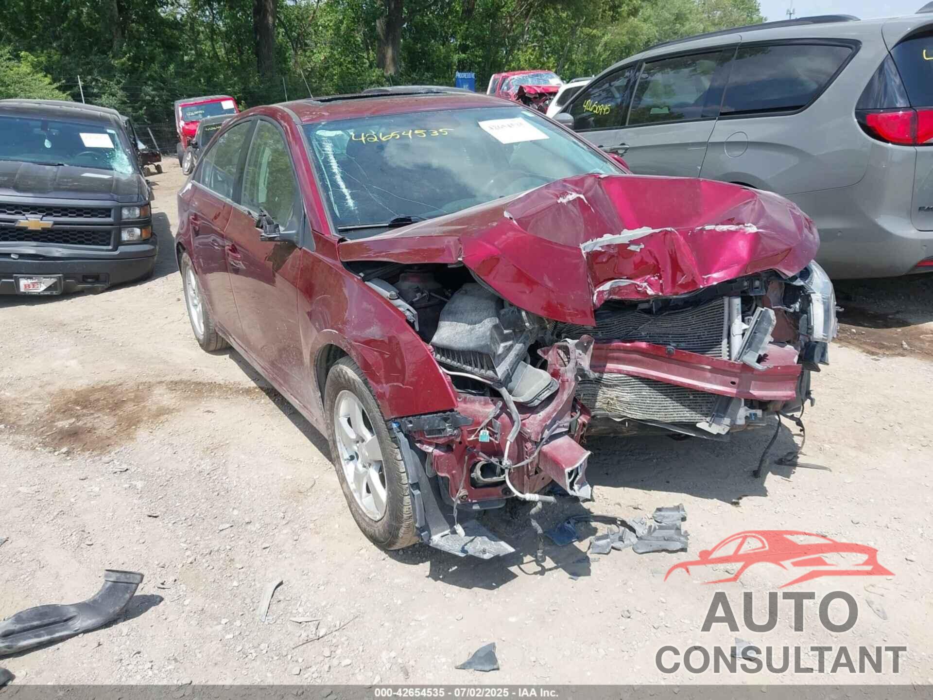 CHEVROLET CRUZE 2015 - 1G1PC5SB2F7121185