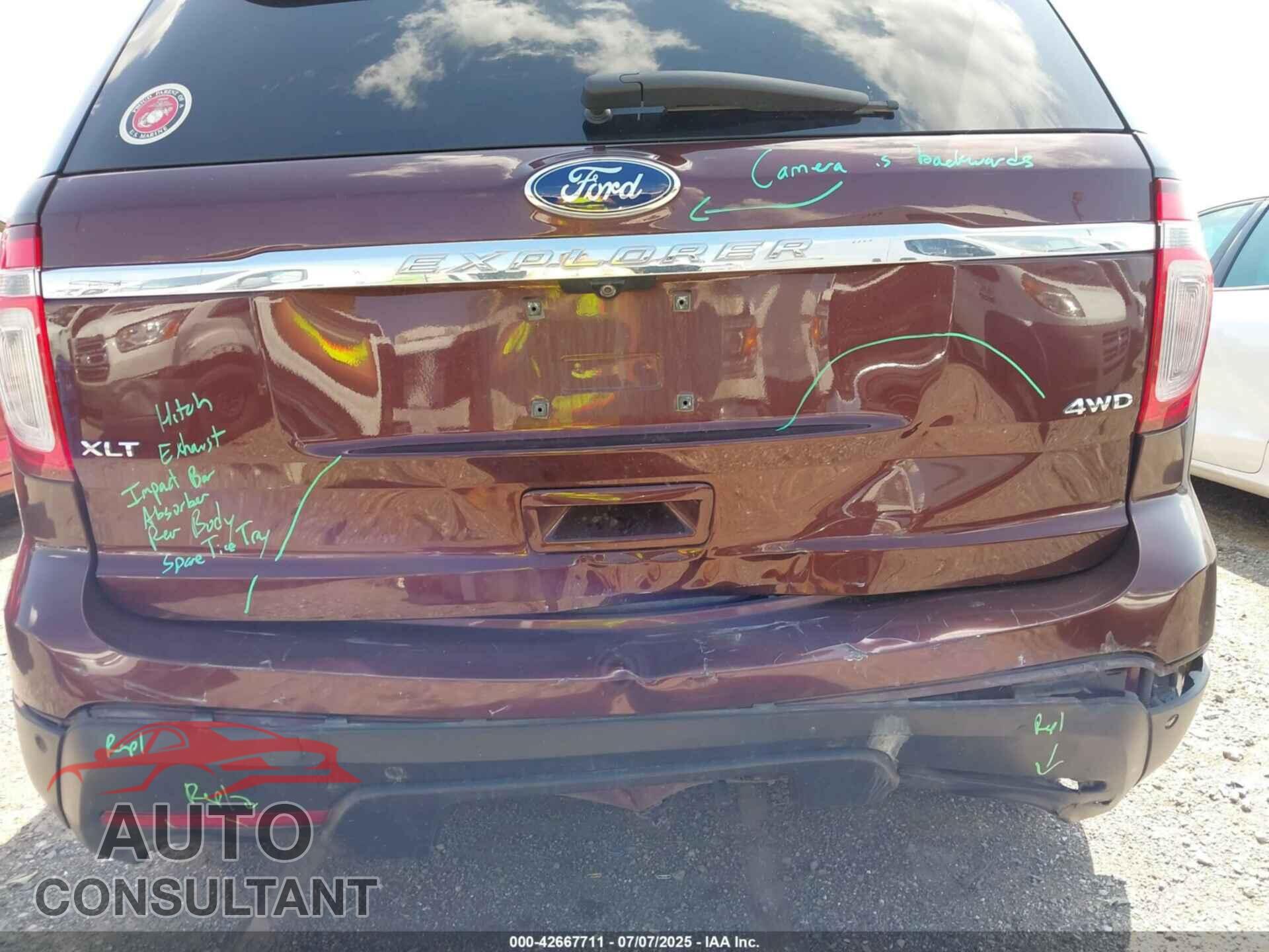 FORD EXPLORER 2012 - 1FMHK8D82CGA72045