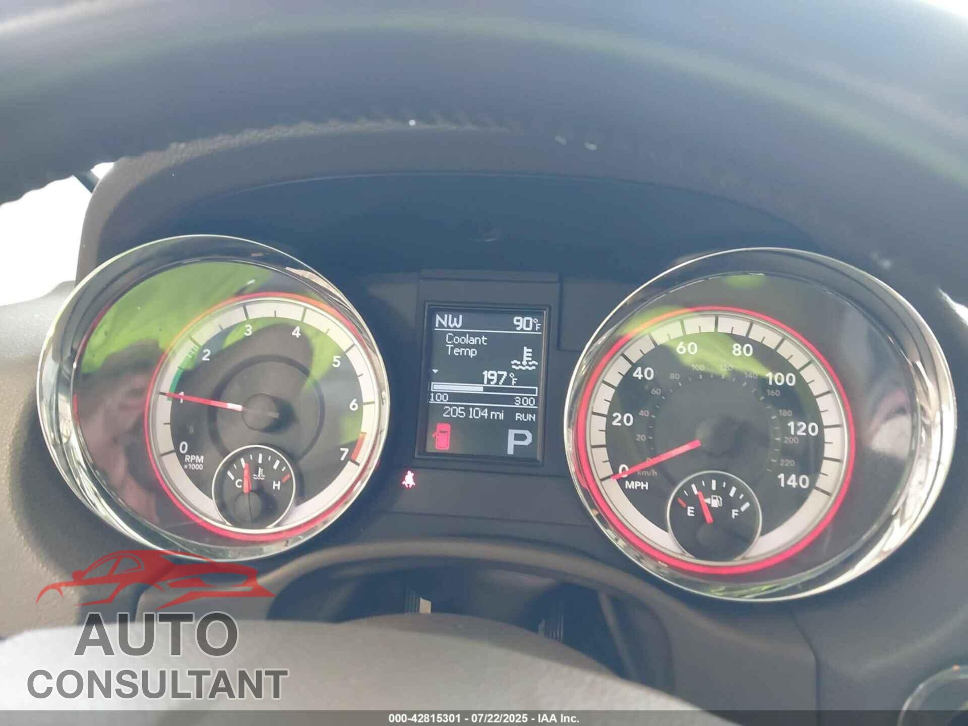 DODGE DURANGO 2011 - 1D4RD2GG2BC651550