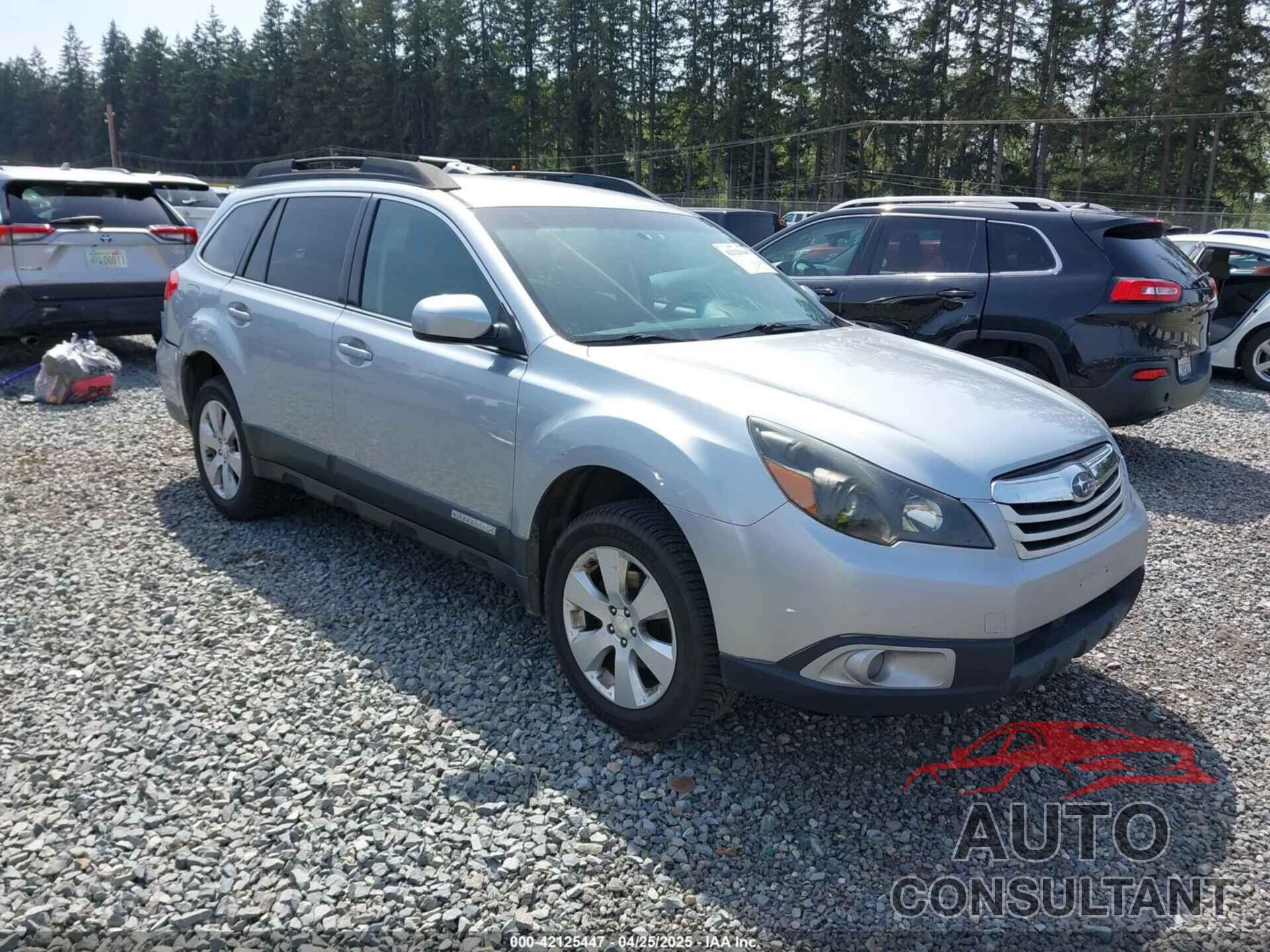 SUBARU OUTBACK 2012 - 4S4BRCCC4C3221587