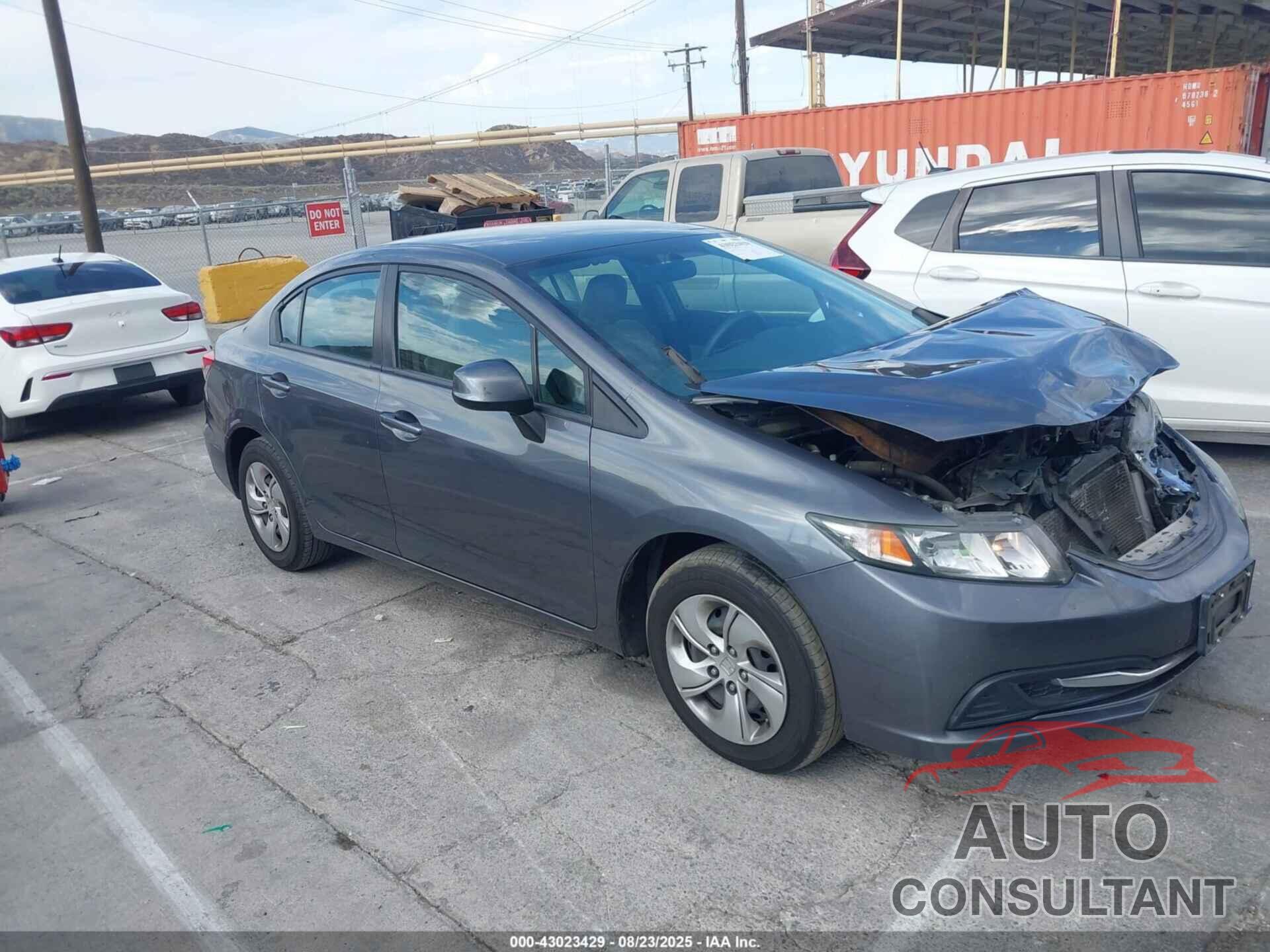 HONDA CIVIC 2013 - 19XFB2F58DE209681