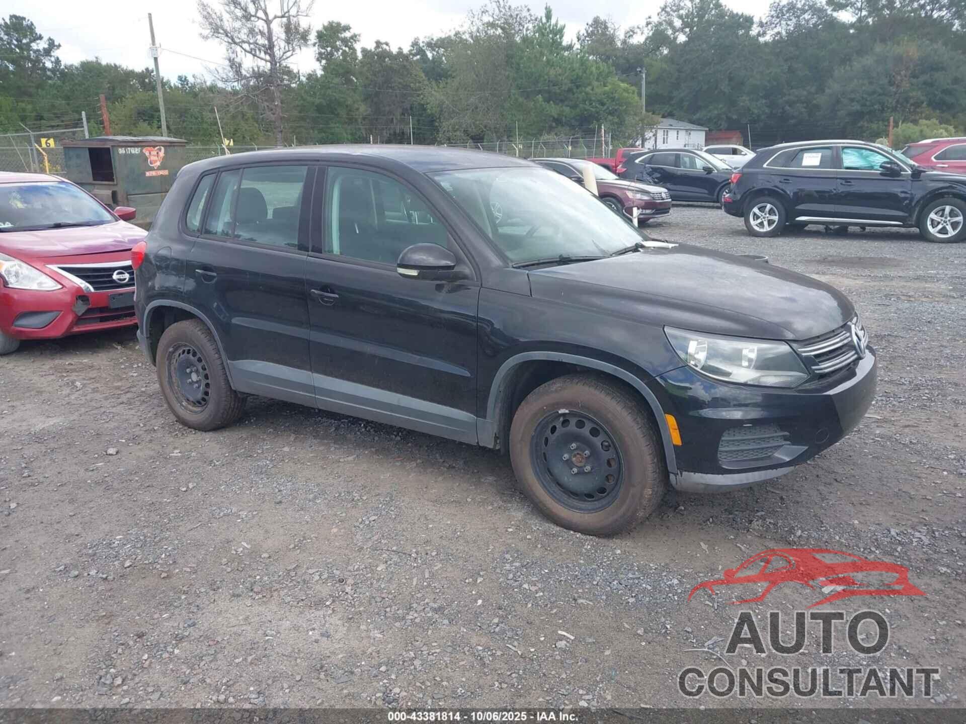 VOLKSWAGEN TIGUAN 2012 - WVGCV7AX1CW505447