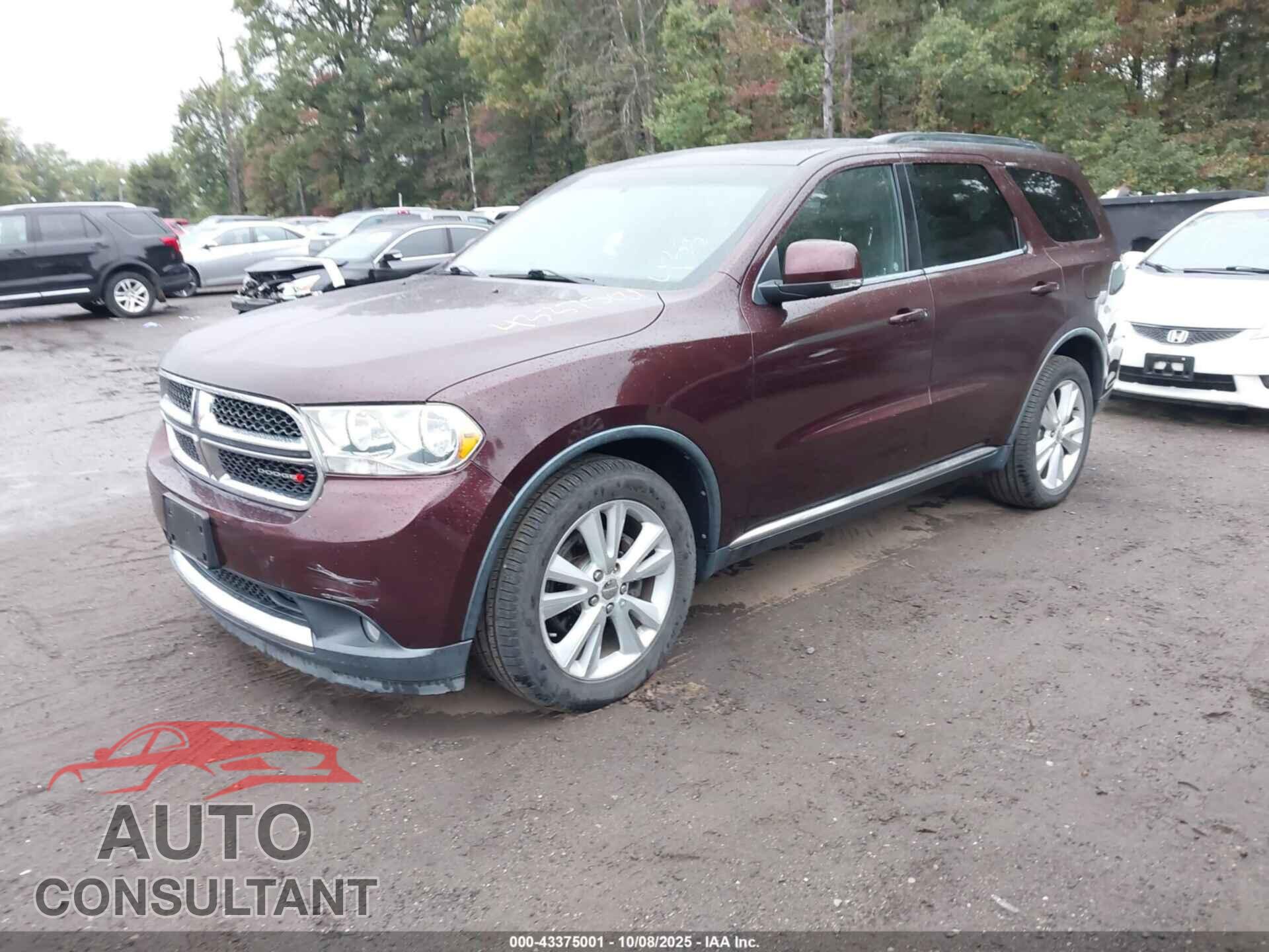 DODGE DURANGO 2012 - 1C4RDJDG4CC308803