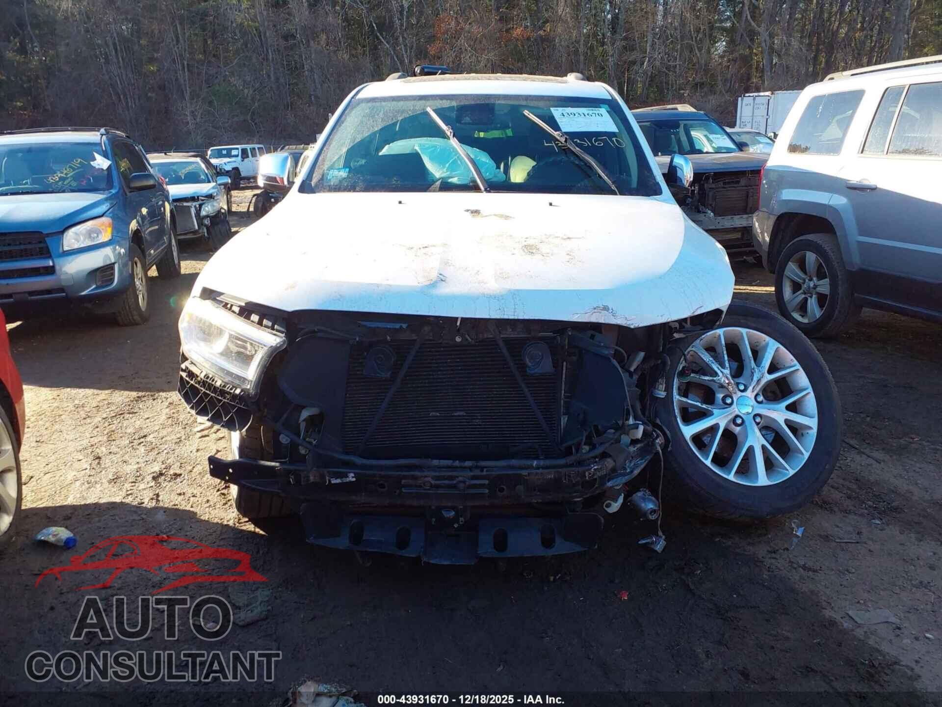 DODGE DURANGO 2014 - 1C4SDJET9EC345488