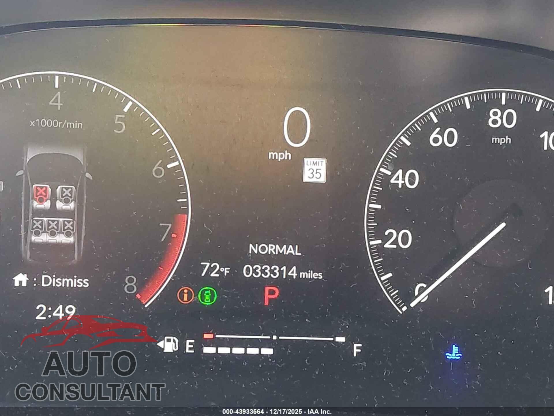 HONDA CIVIC 2024 - 2HGFE2F54RH521663