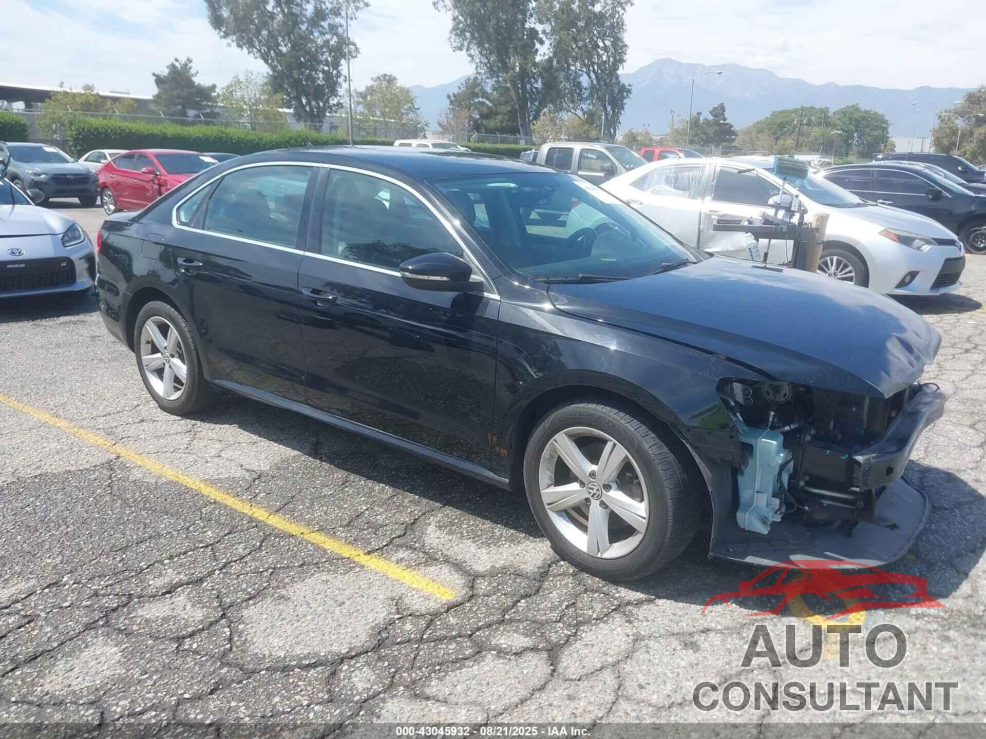 VOLKSWAGEN PASSAT 2012 - 1VWBP7A33CC004811