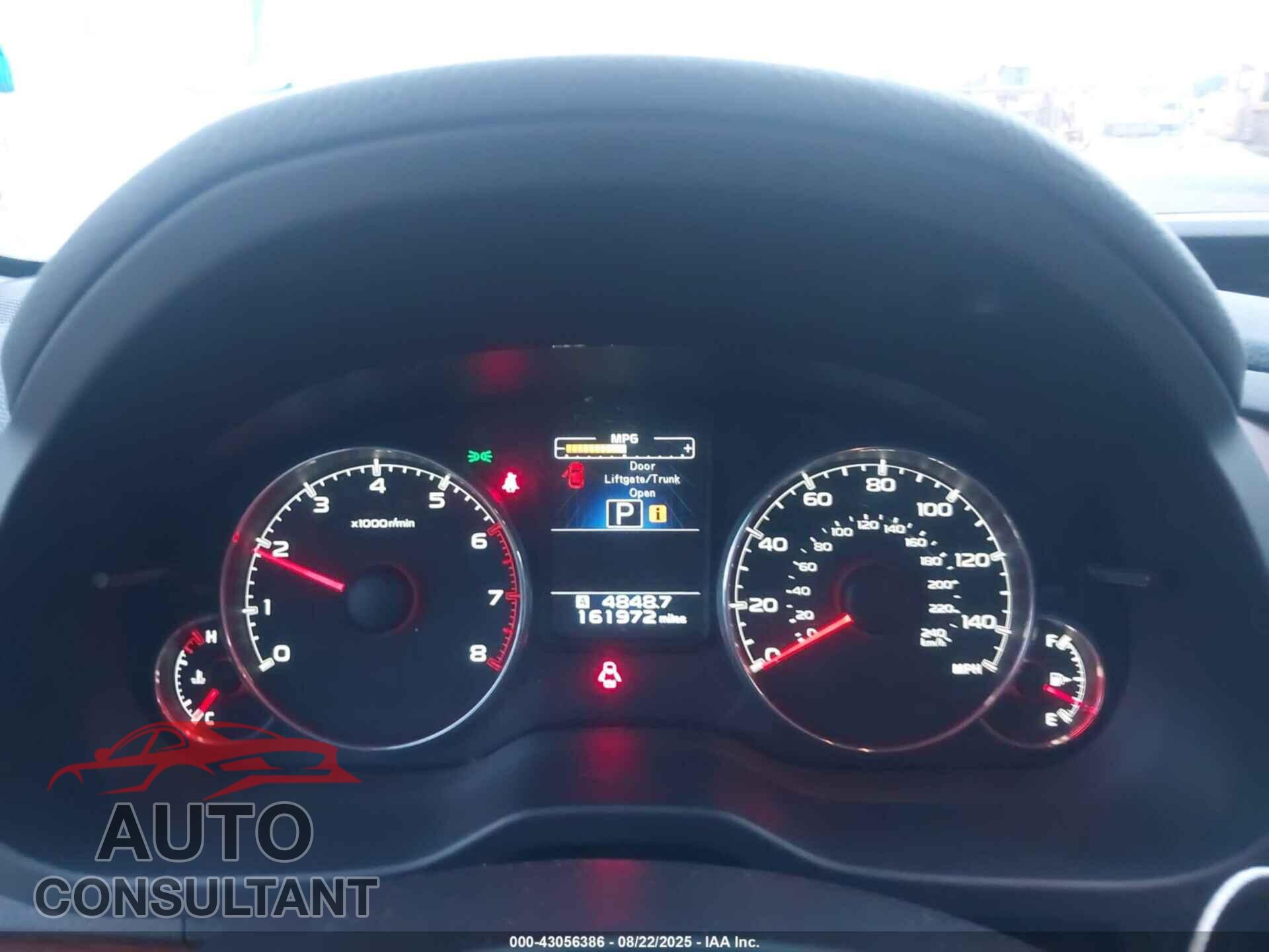SUBARU OUTBACK 2014 - 4S4BRBLC8E3211187