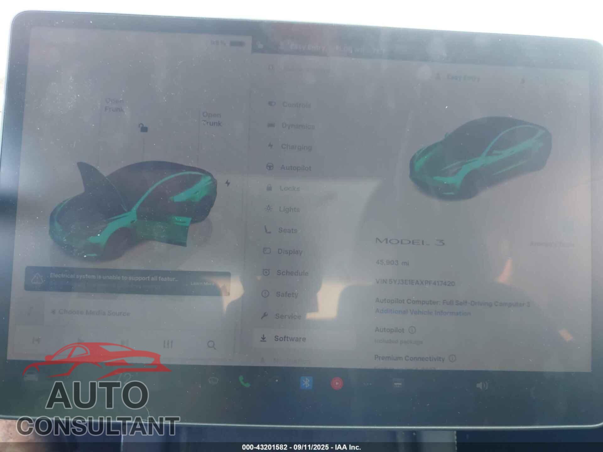 TESLA MODEL 3 2023 - 5YJ3E1EAXPF417420