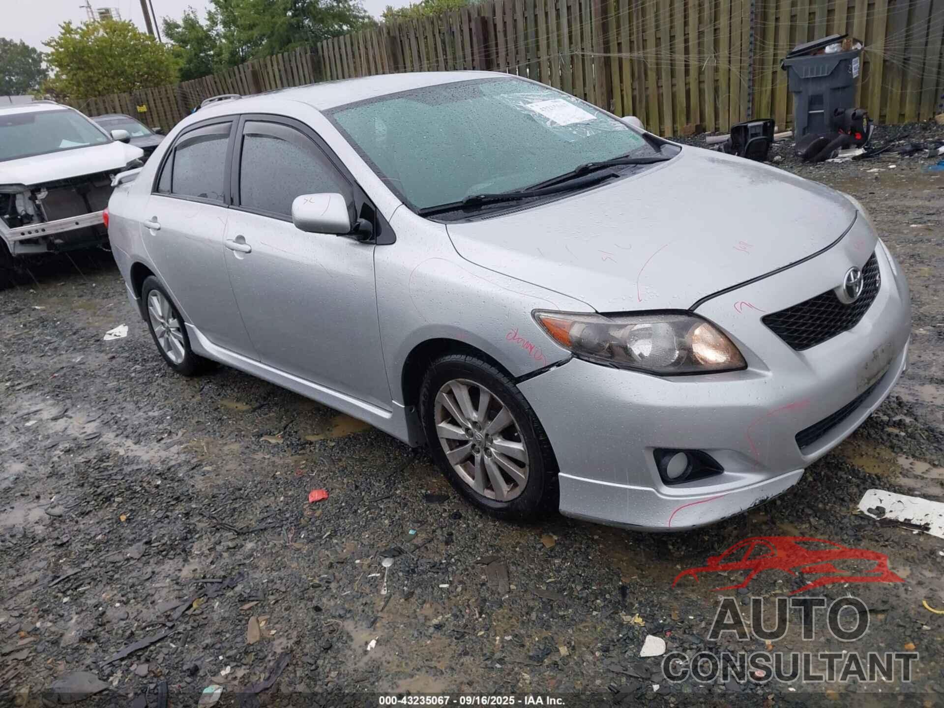 TOYOTA COROLLA 2010 - 2T1BU4EE6AC468332