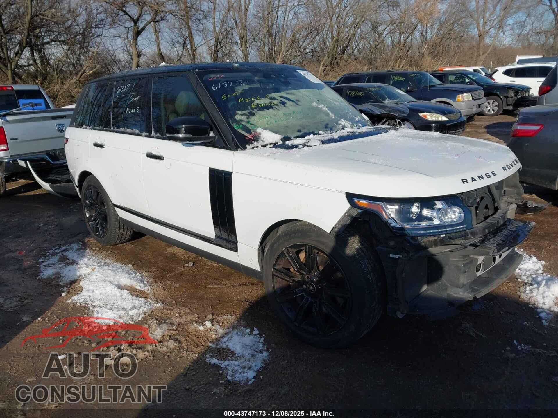LAND ROVER RANGE ROVER 2017 - SALGS2FE7HA324133