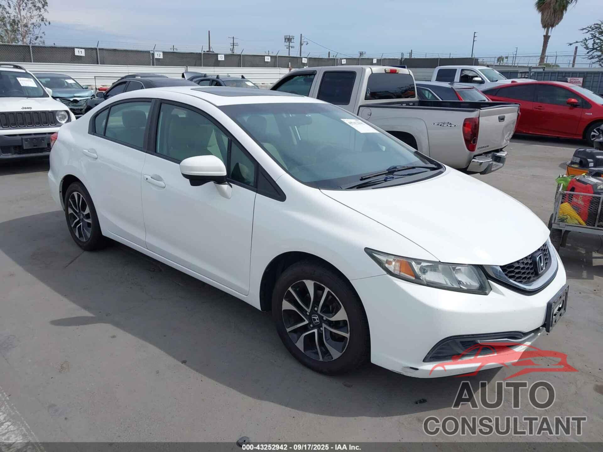 HONDA CIVIC 2015 - 19XFB2F8XFE208934