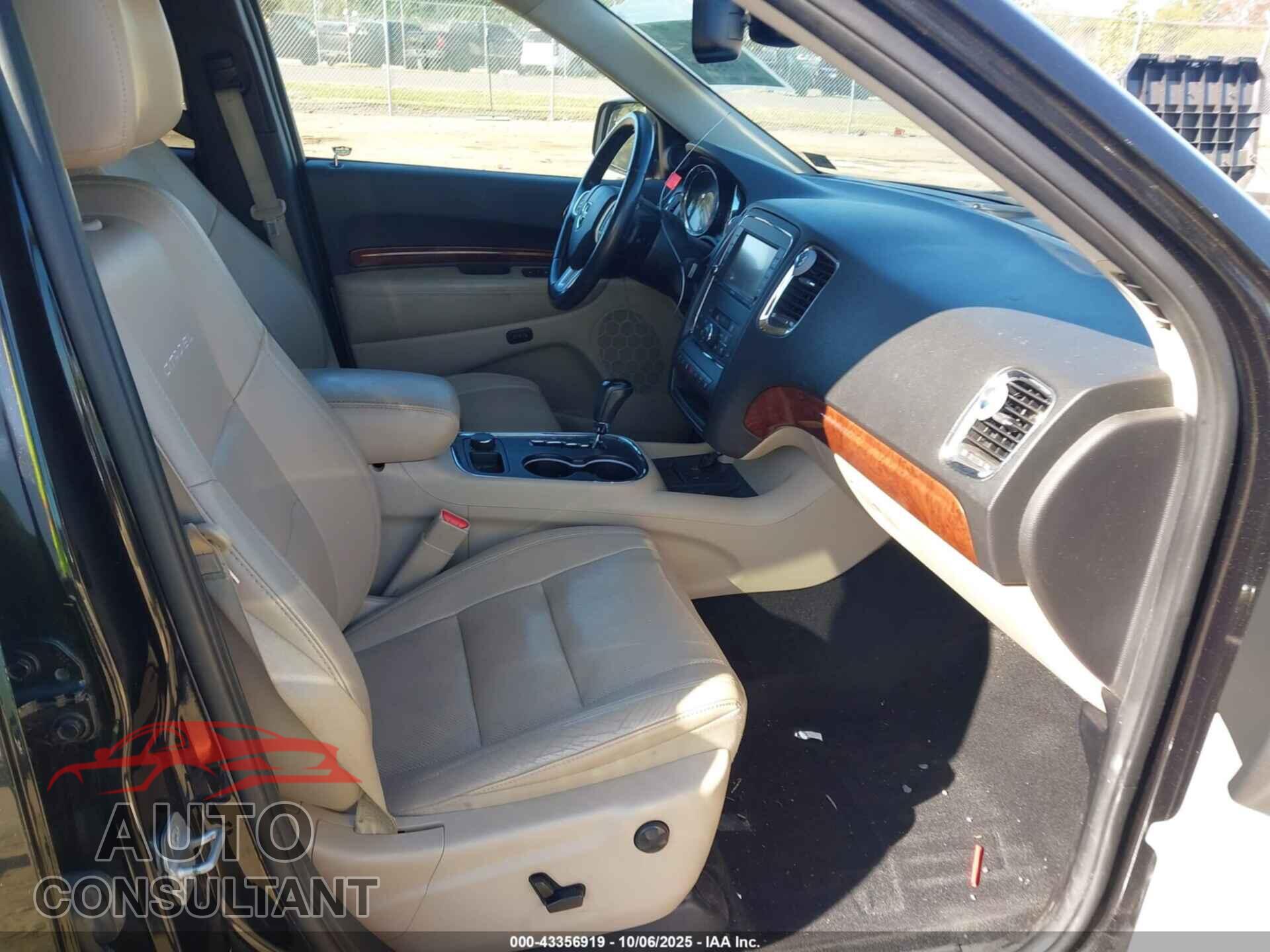 DODGE DURANGO 2012 - 1C4SDJET6CC286168