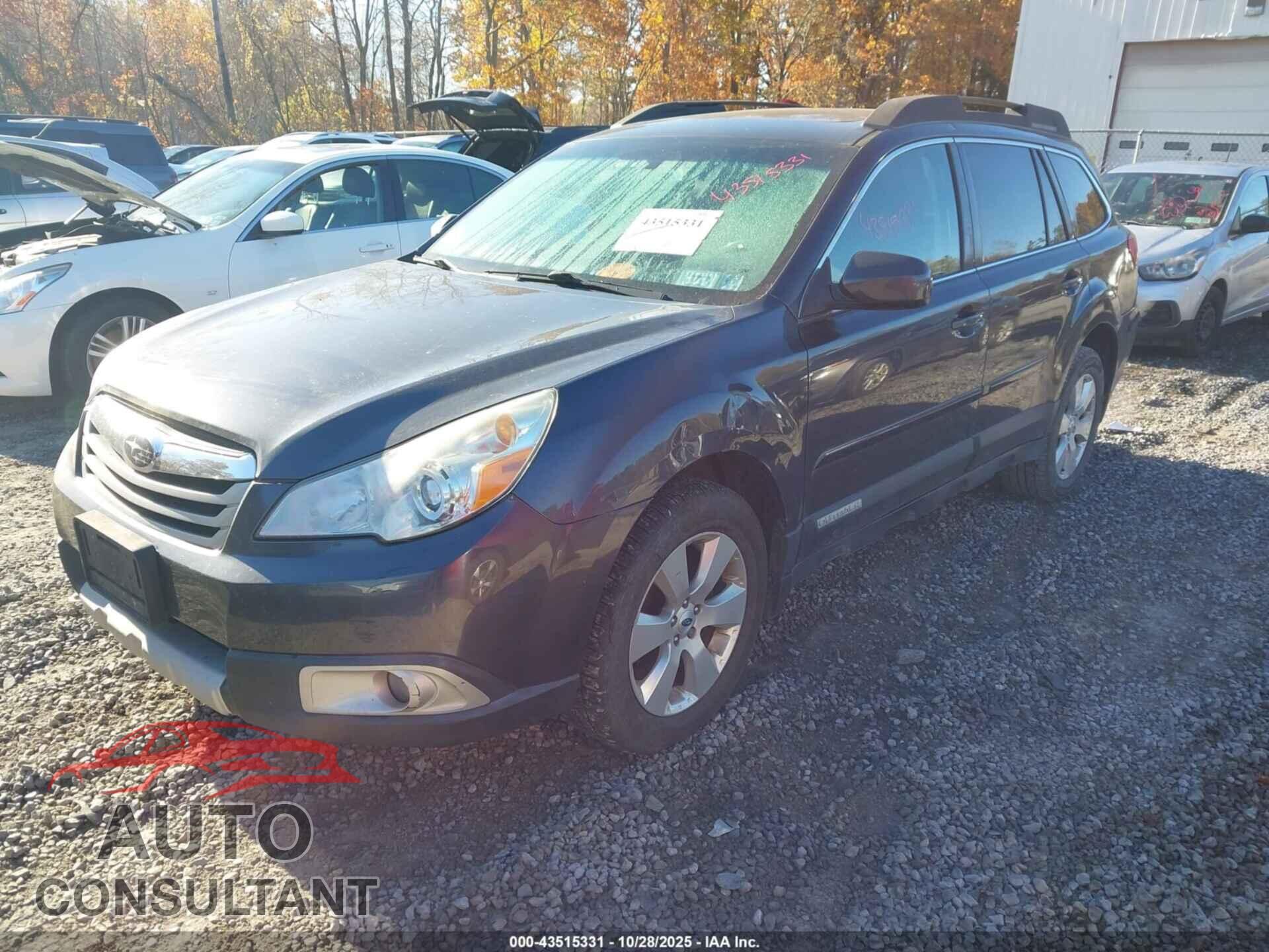 SUBARU OUTBACK 2012 - 4S4BRBLC4C3221096