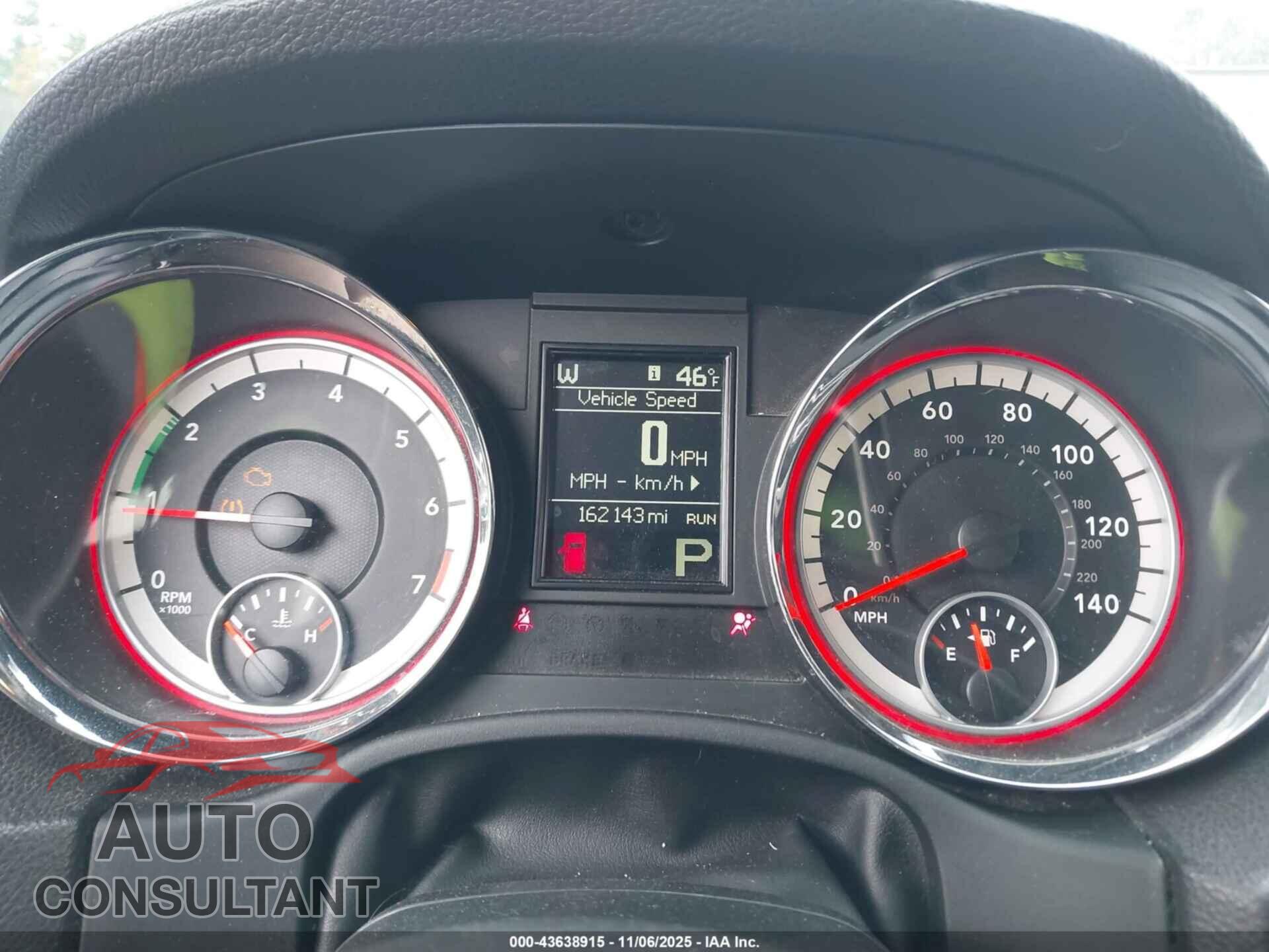 DODGE DURANGO 2013 - 1C4RDJAG5DC686859
