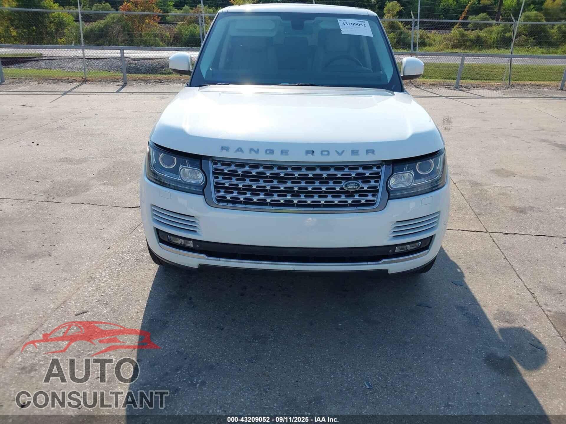 LAND ROVER RANGE ROVER 2015 - SALGS2VF5FA222708