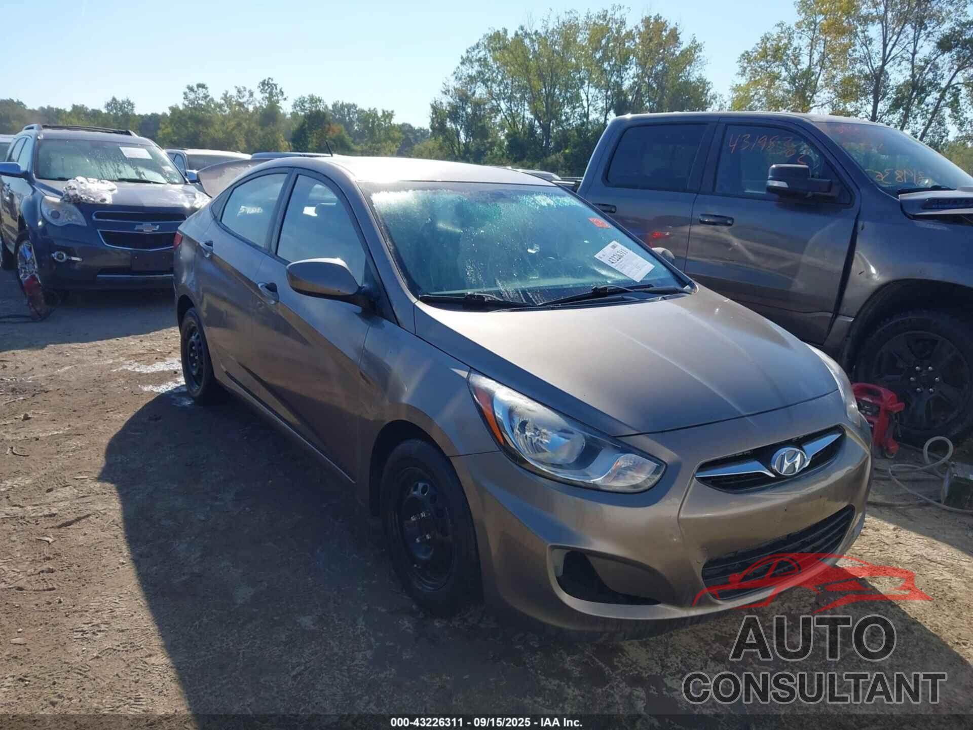 HYUNDAI ACCENT 2013 - KMHCT4AE9DU486128