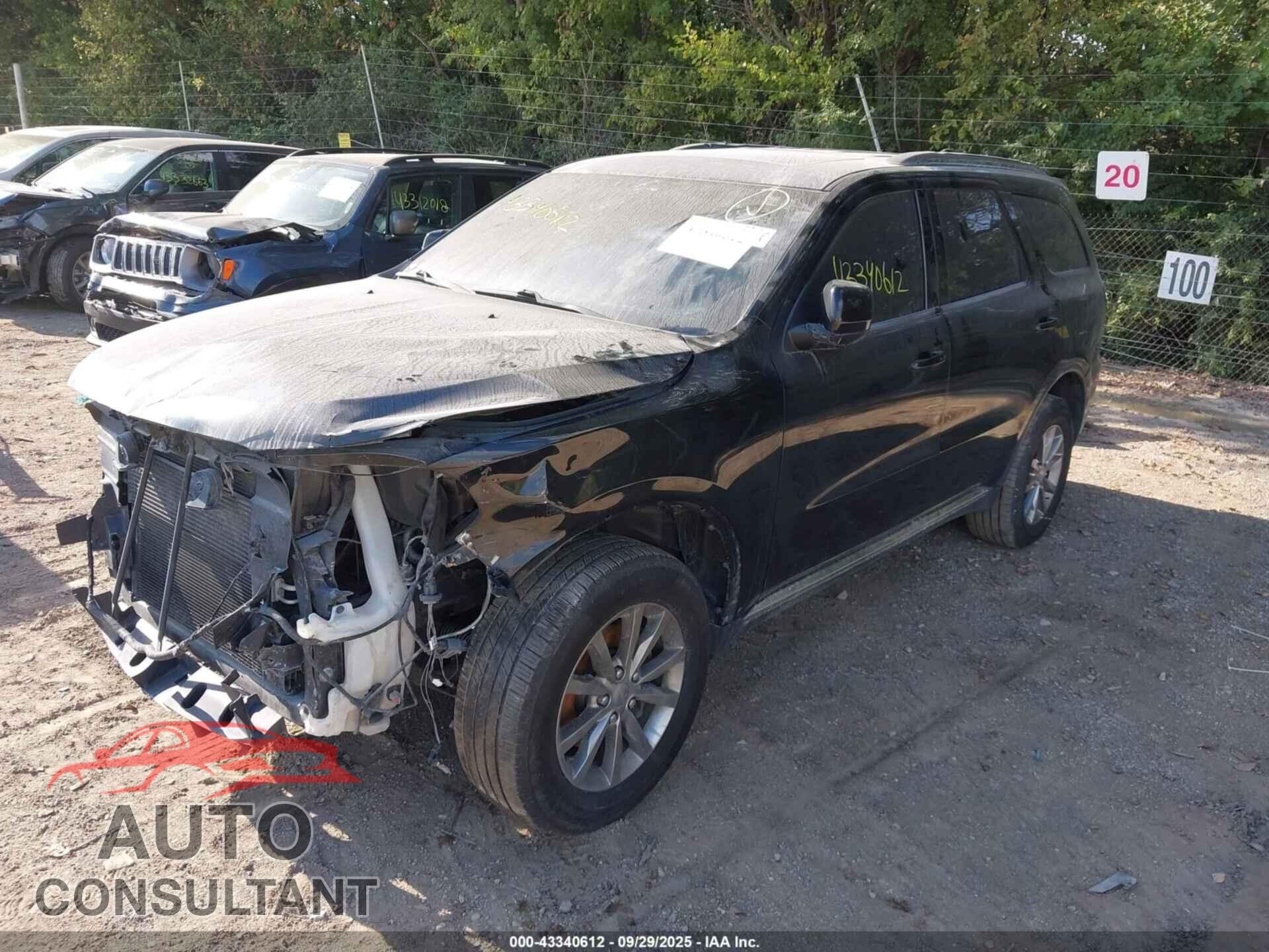 DODGE DURANGO 2018 - 1C4RDJAG1JC312681