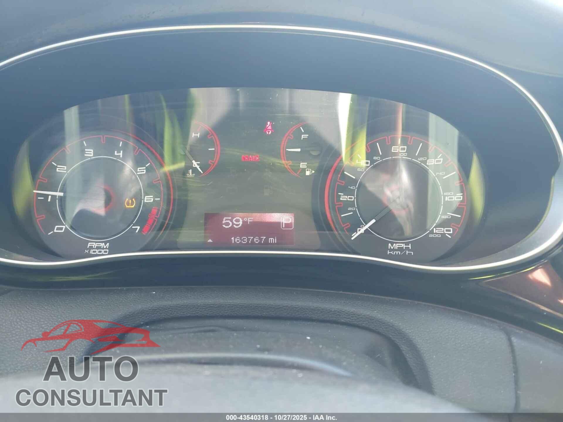 DODGE DART 2013 - 1C3CDFBA3DD291610