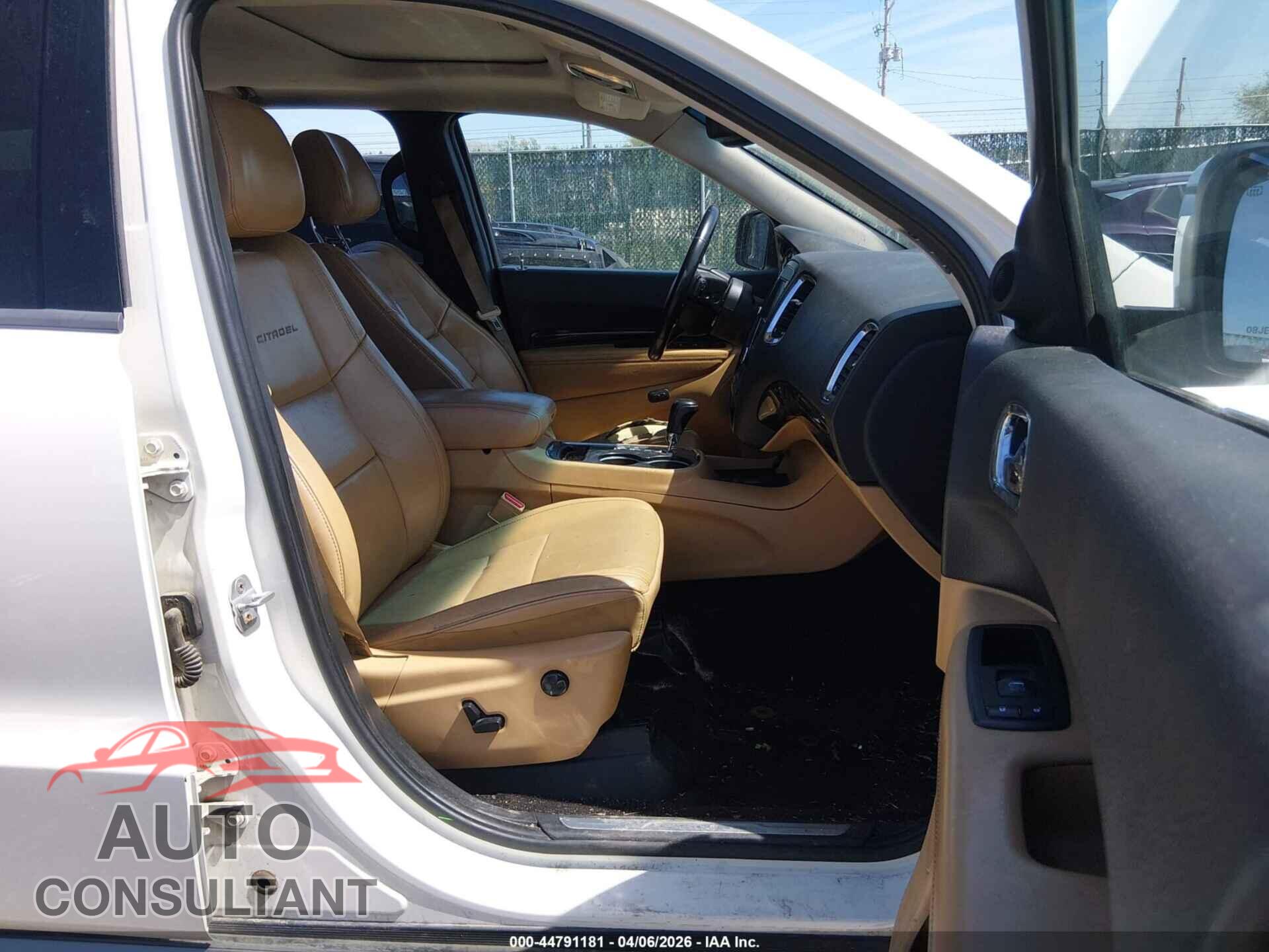 DODGE DURANGO 2011 - 1D4SD5GT6BC592731