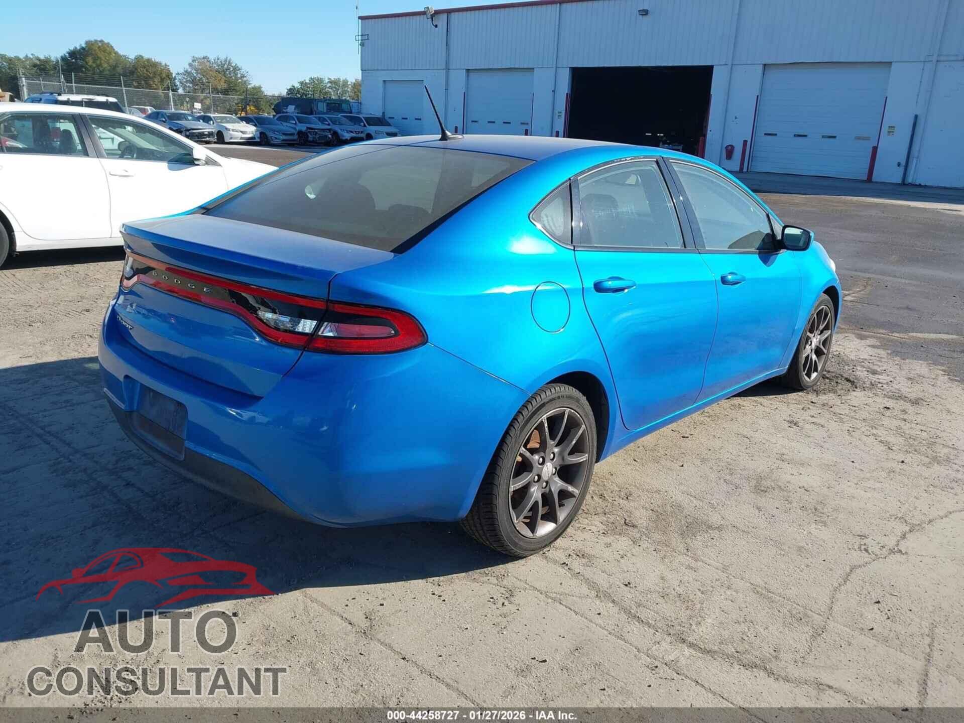 DODGE DART 2016 - 1C3CDFAA6GD607829