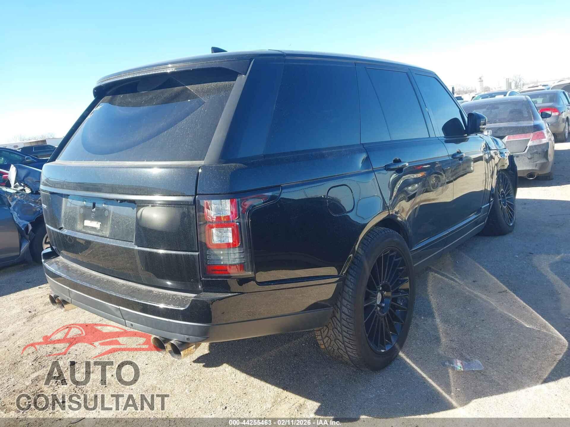 LAND ROVER RANGE ROVER 2017 - SALGS2FE5HA334255