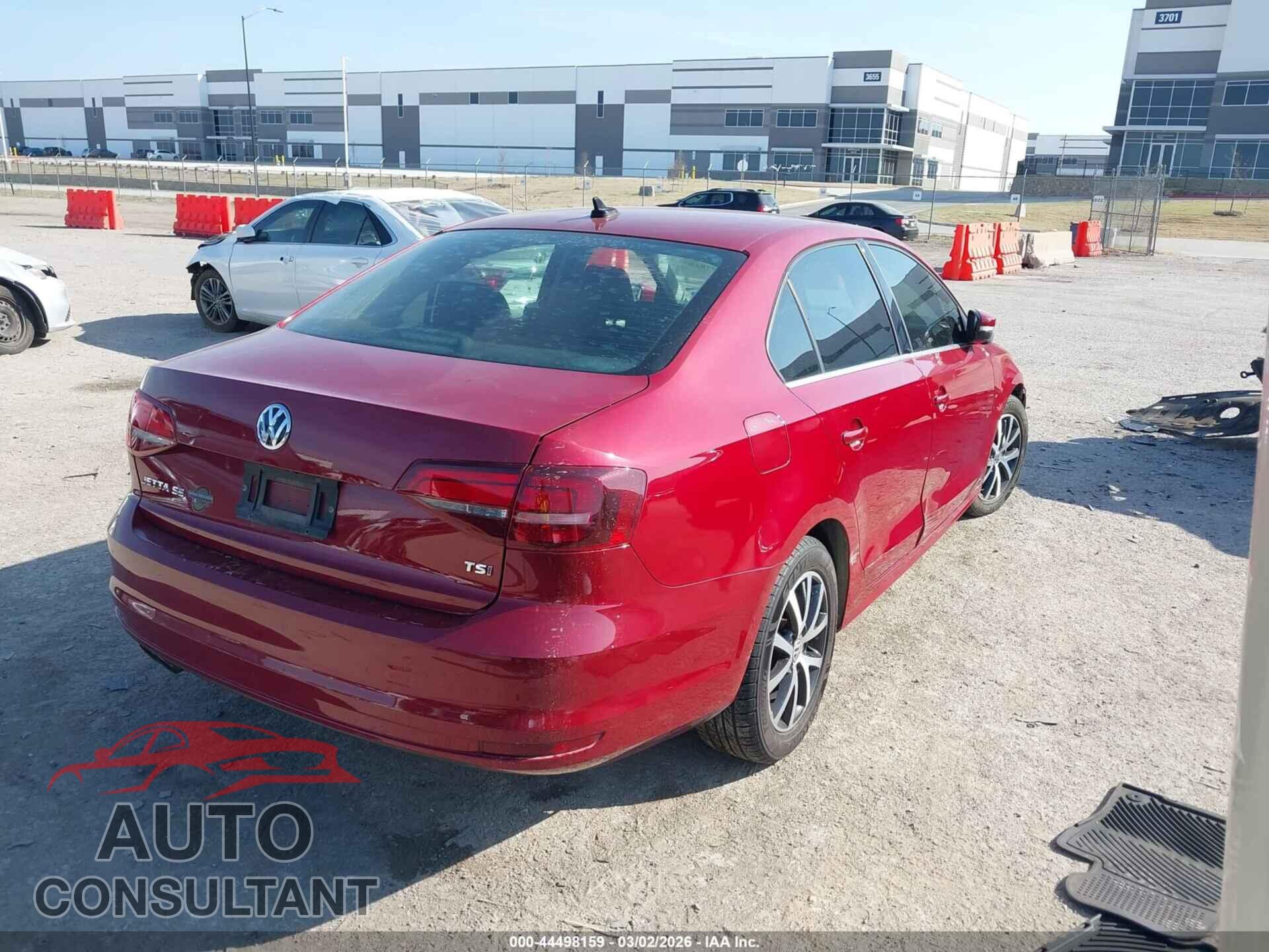 VOLKSWAGEN JETTA 2017 - 3VWDB7AJ5HM283898