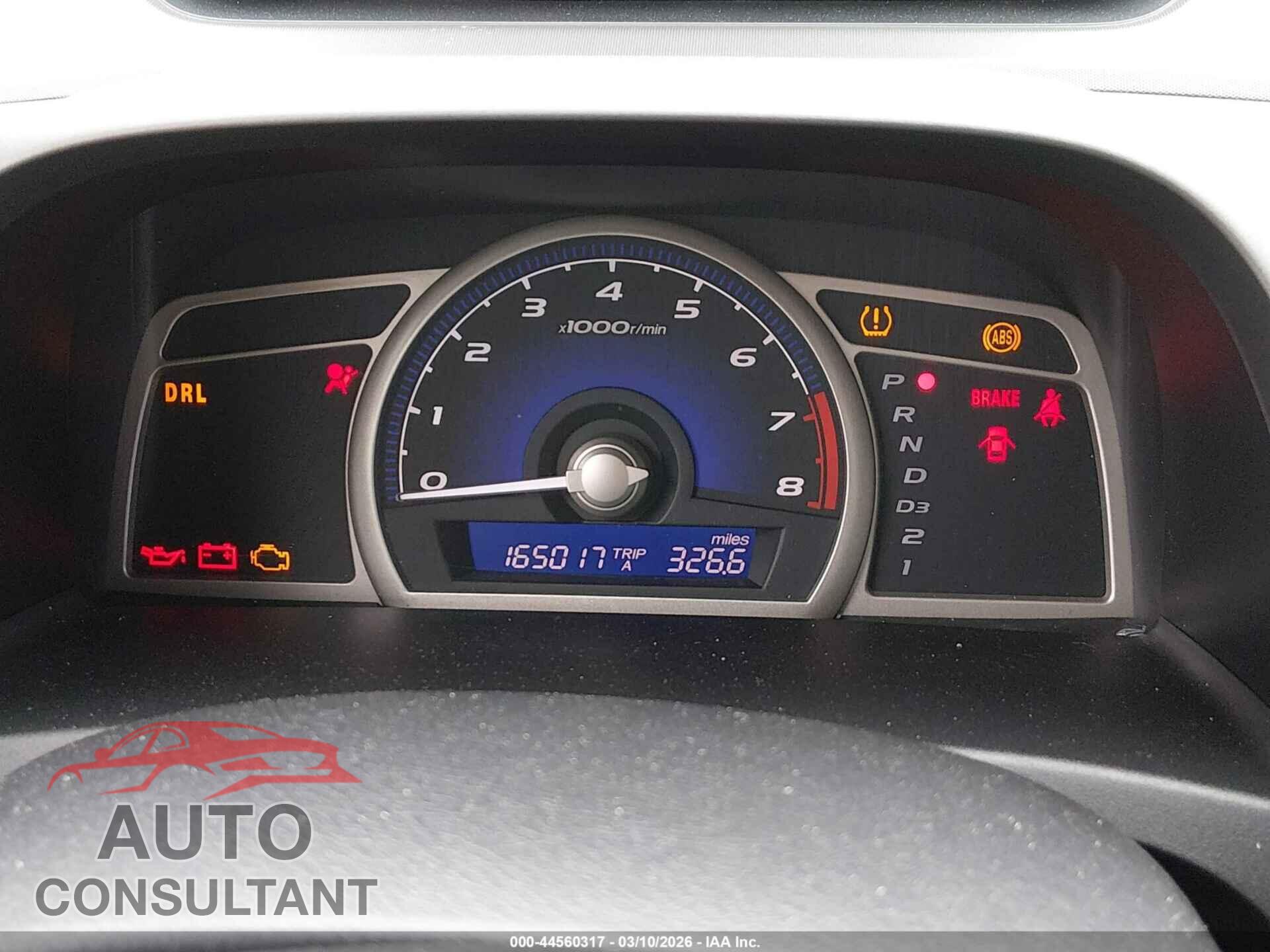HONDA CIVIC 2010 - 19XFA1F8XAE014961