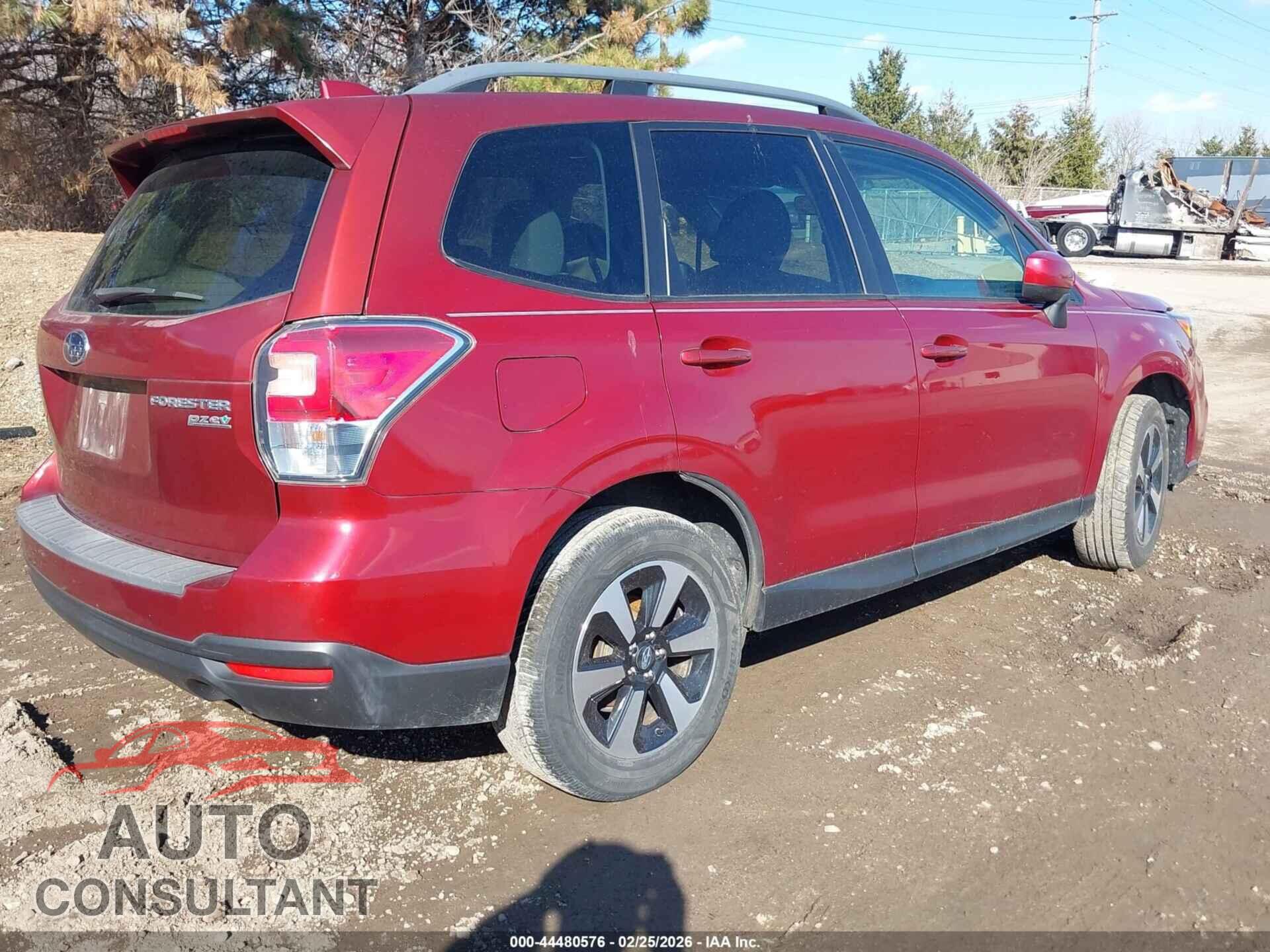 SUBARU FORESTER 2017 - JF2SJAEC5HH458159