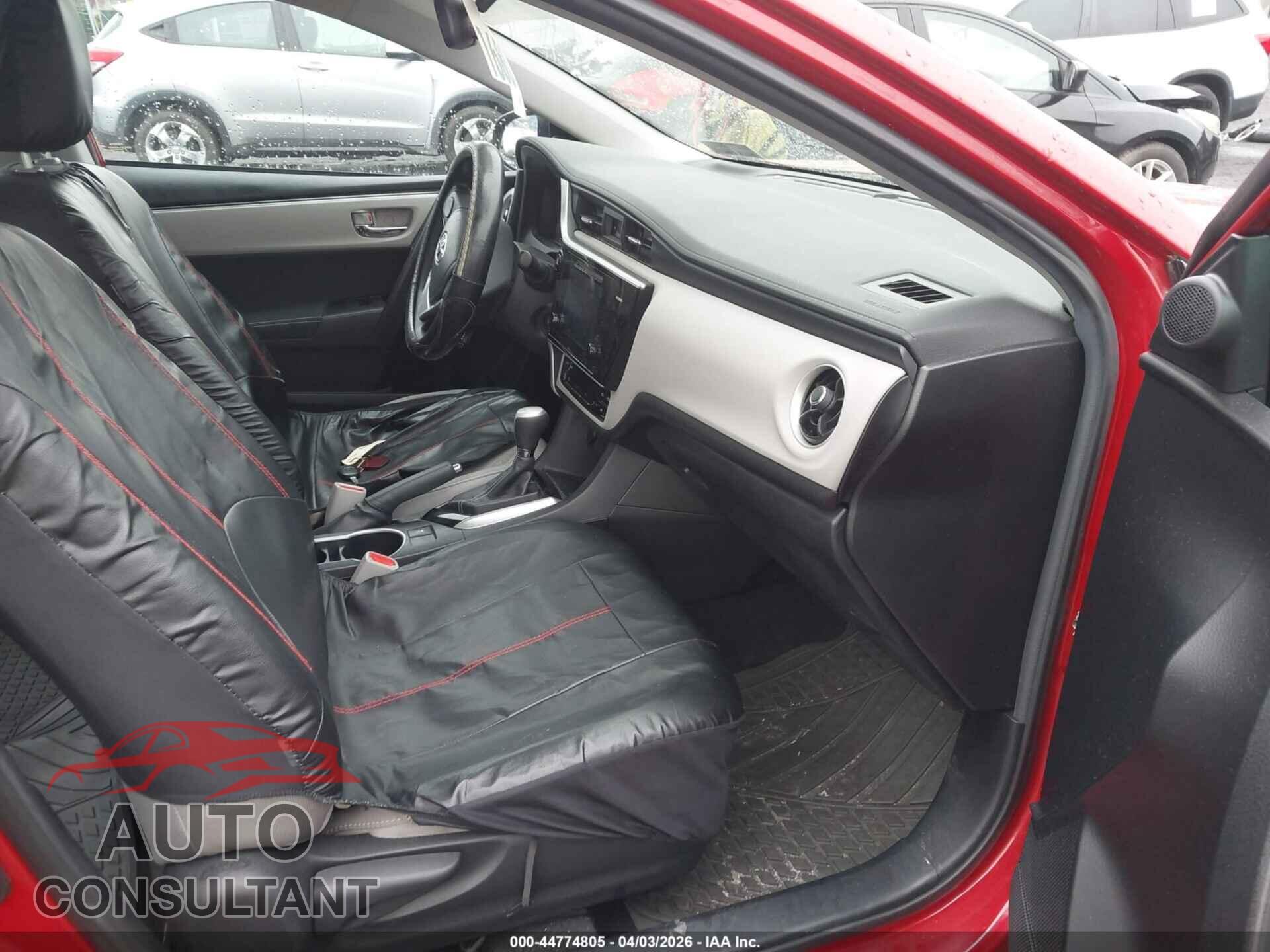 TOYOTA COROLLA 2017 - 2T1BURHE6HC807268