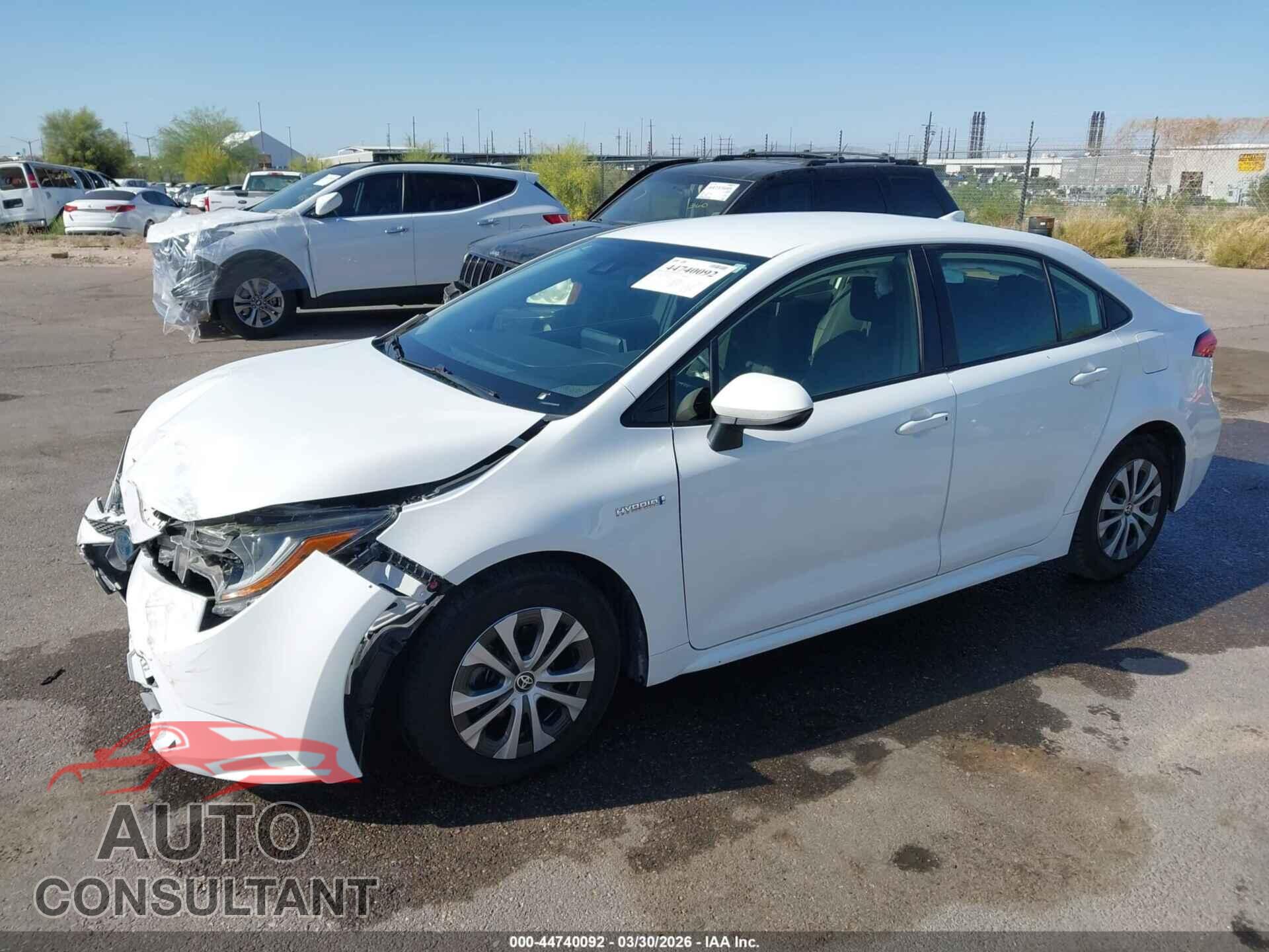 TOYOTA COROLLA 2021 - JTDEAMDE4MJ028741