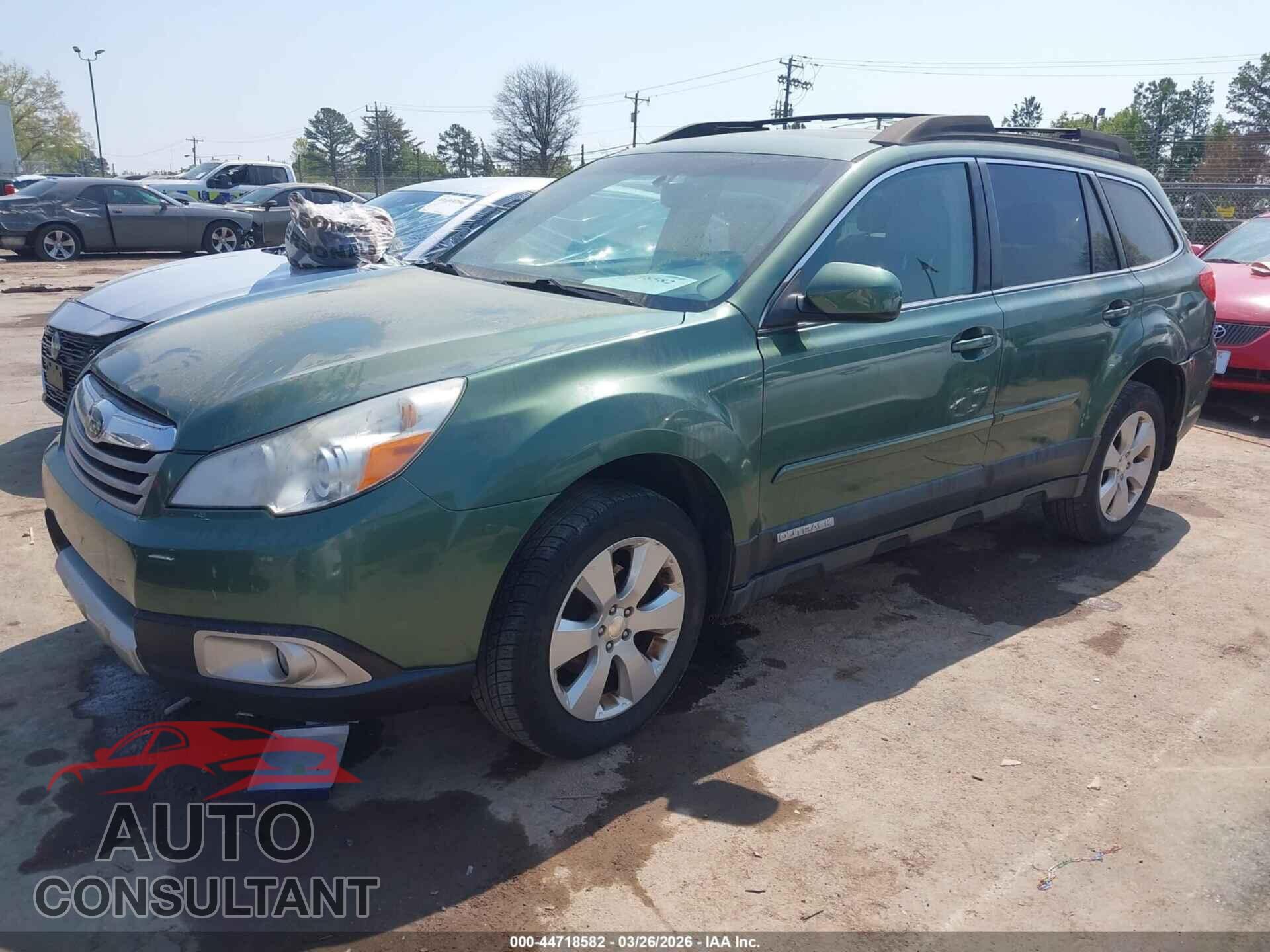SUBARU OUTBACK 2011 - 4S4BRBKC9B3404199