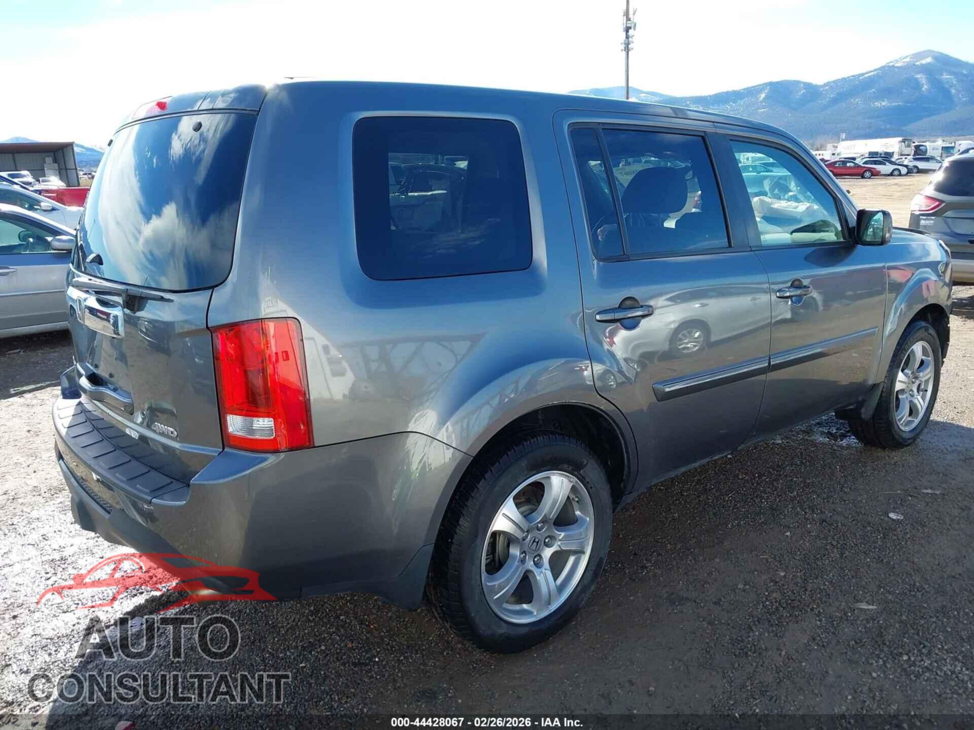 HONDA PILOT 2013 - 5FNYF4H51DB073362