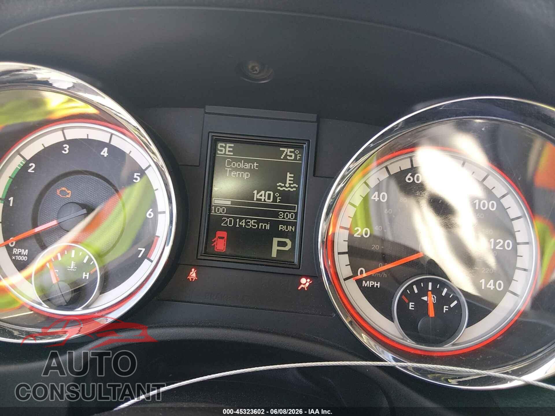 DODGE DURANGO 2012 - 1C4RDHAG8CC204876