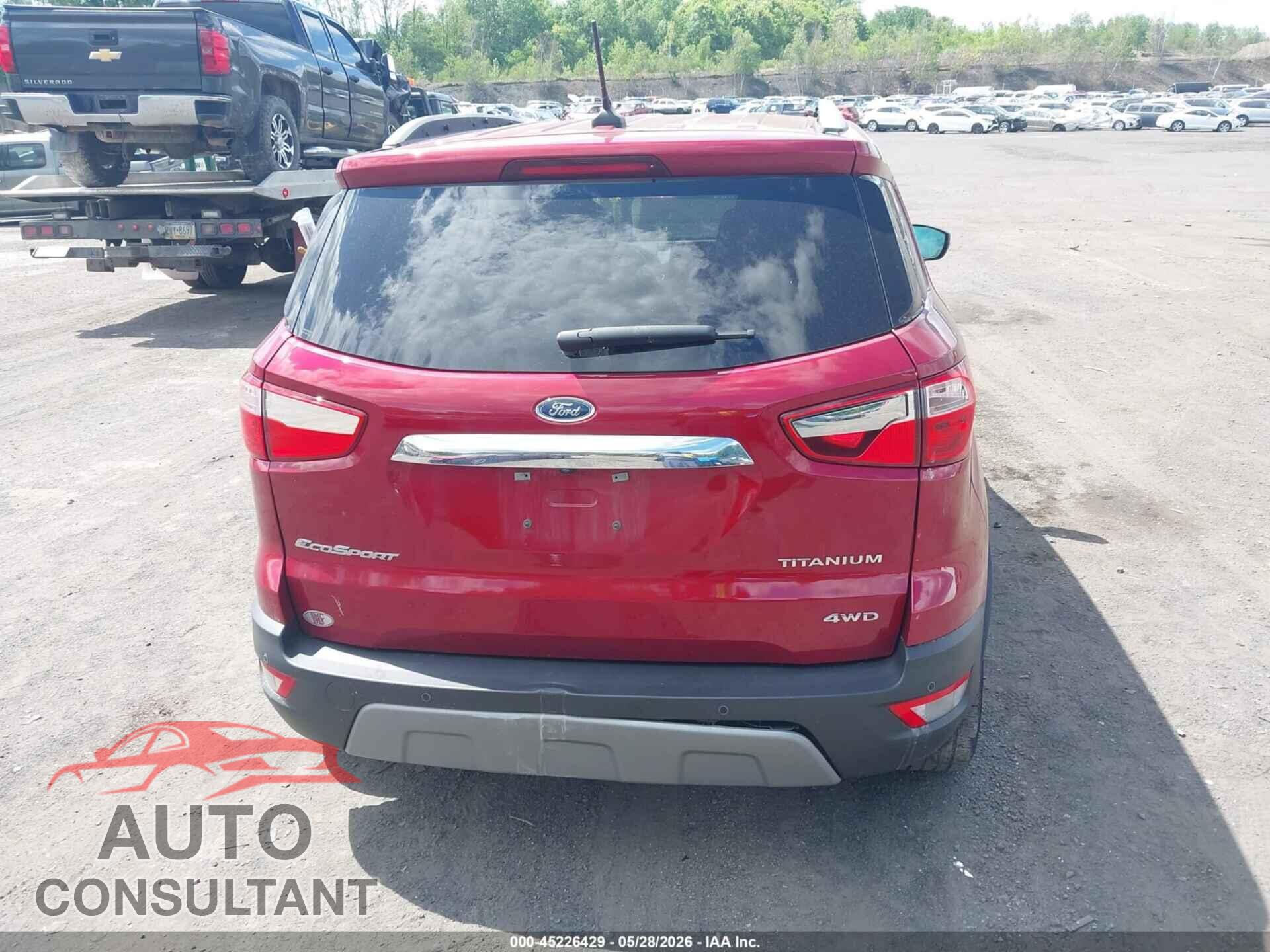 FORD ECOSPORT 2020 - MAJ6S3KL1LC377183