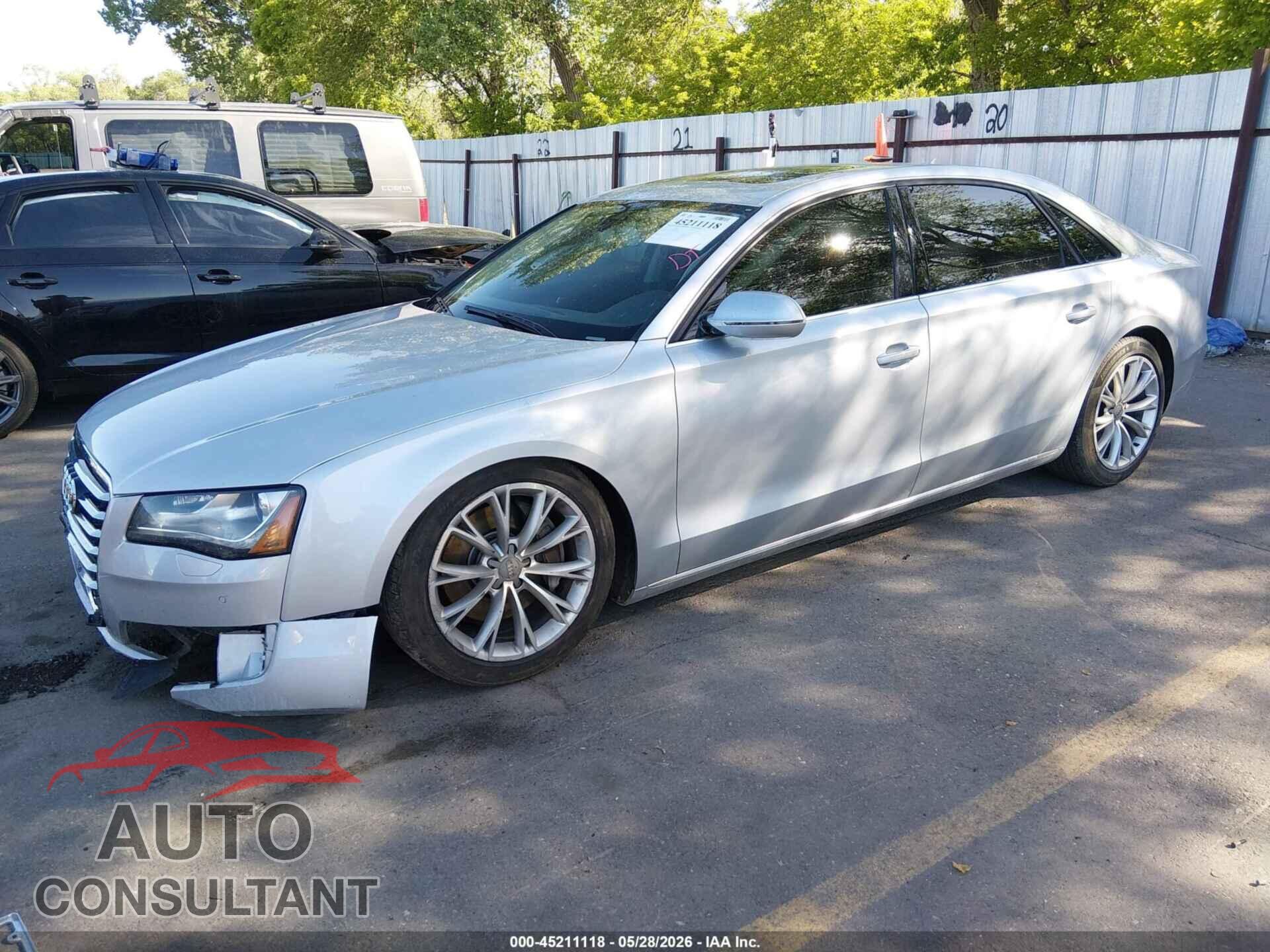 AUDI A8 L 2013 - WAURGAFD3DN032966