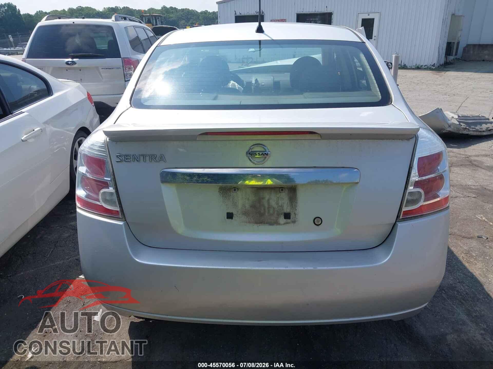 NISSAN SENTRA 2011 - 3N1AB6AP9BL617841