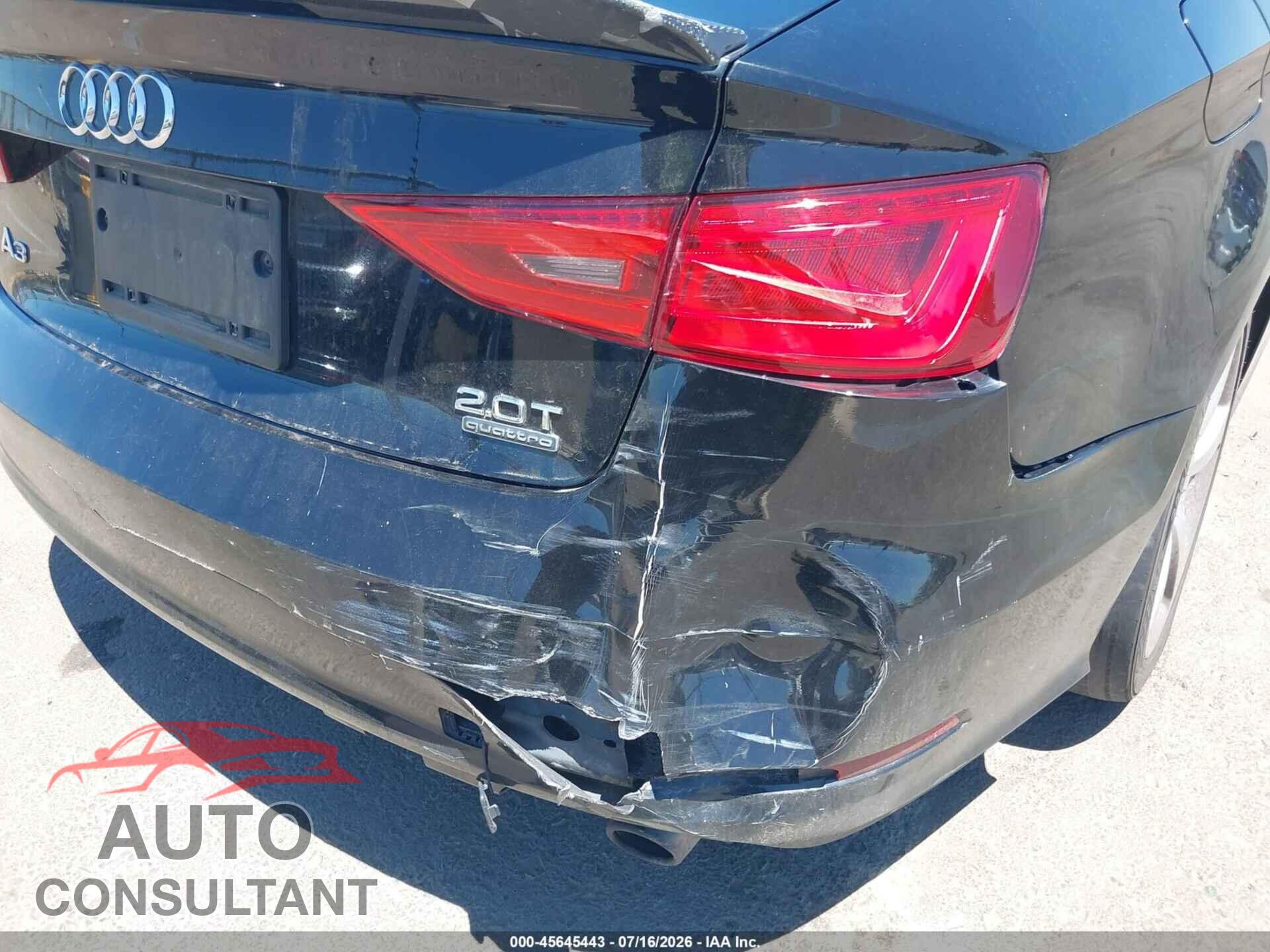 AUDI A3 2015 - WAUBFGFF9F1087621