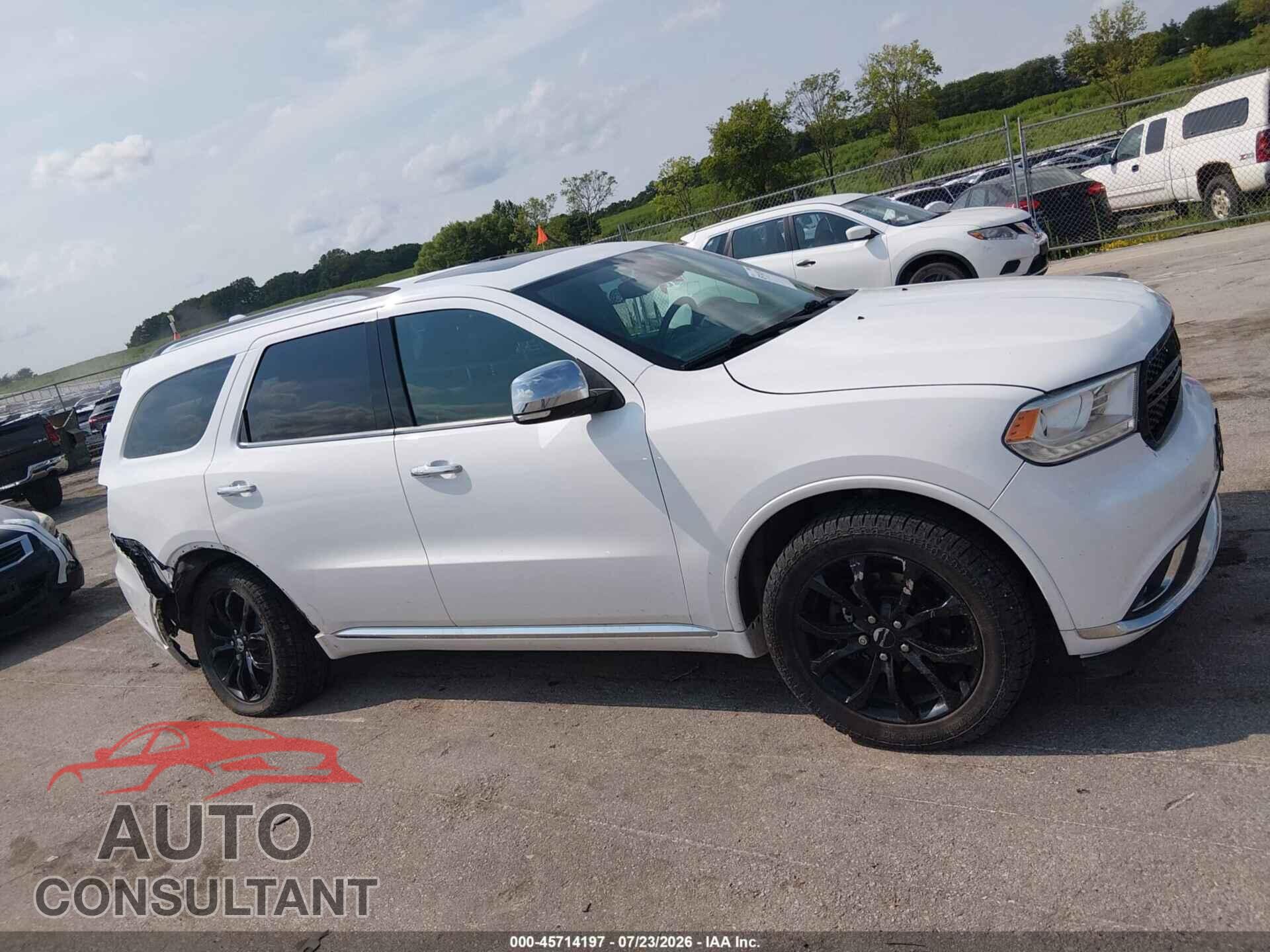 DODGE DURANGO 2017 - 1C4RDJEG8HC697421