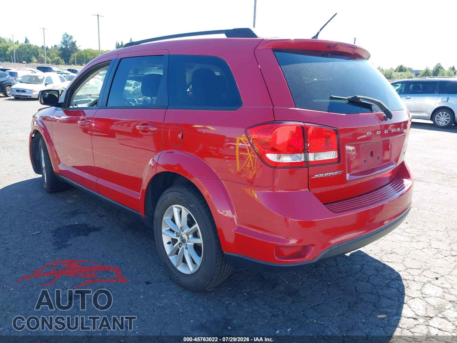 DODGE JOURNEY 2014 - 3C4PDCBB2ET155386