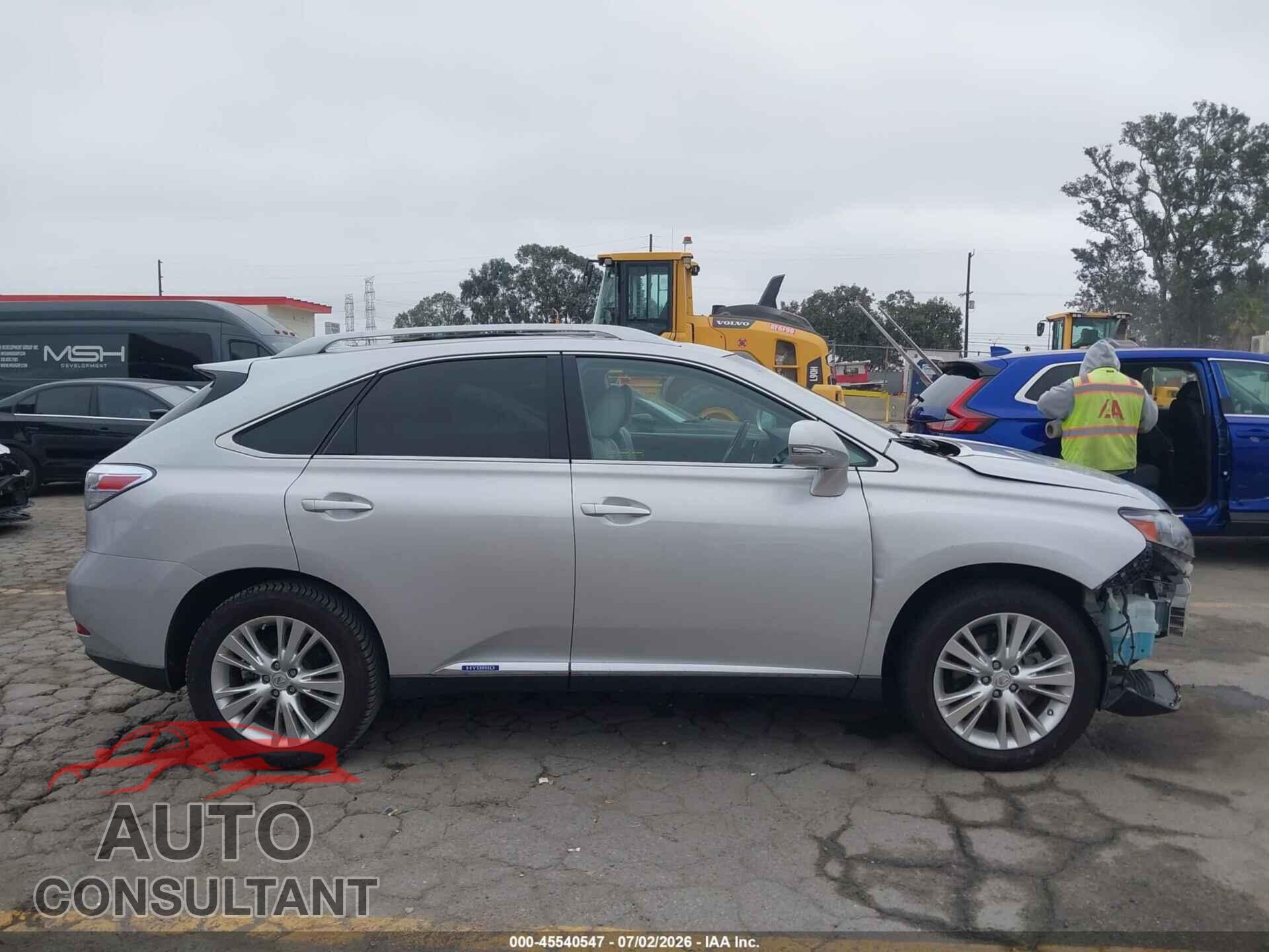 LEXUS RX 450H 2011 - JTJZB1BA3B2005887