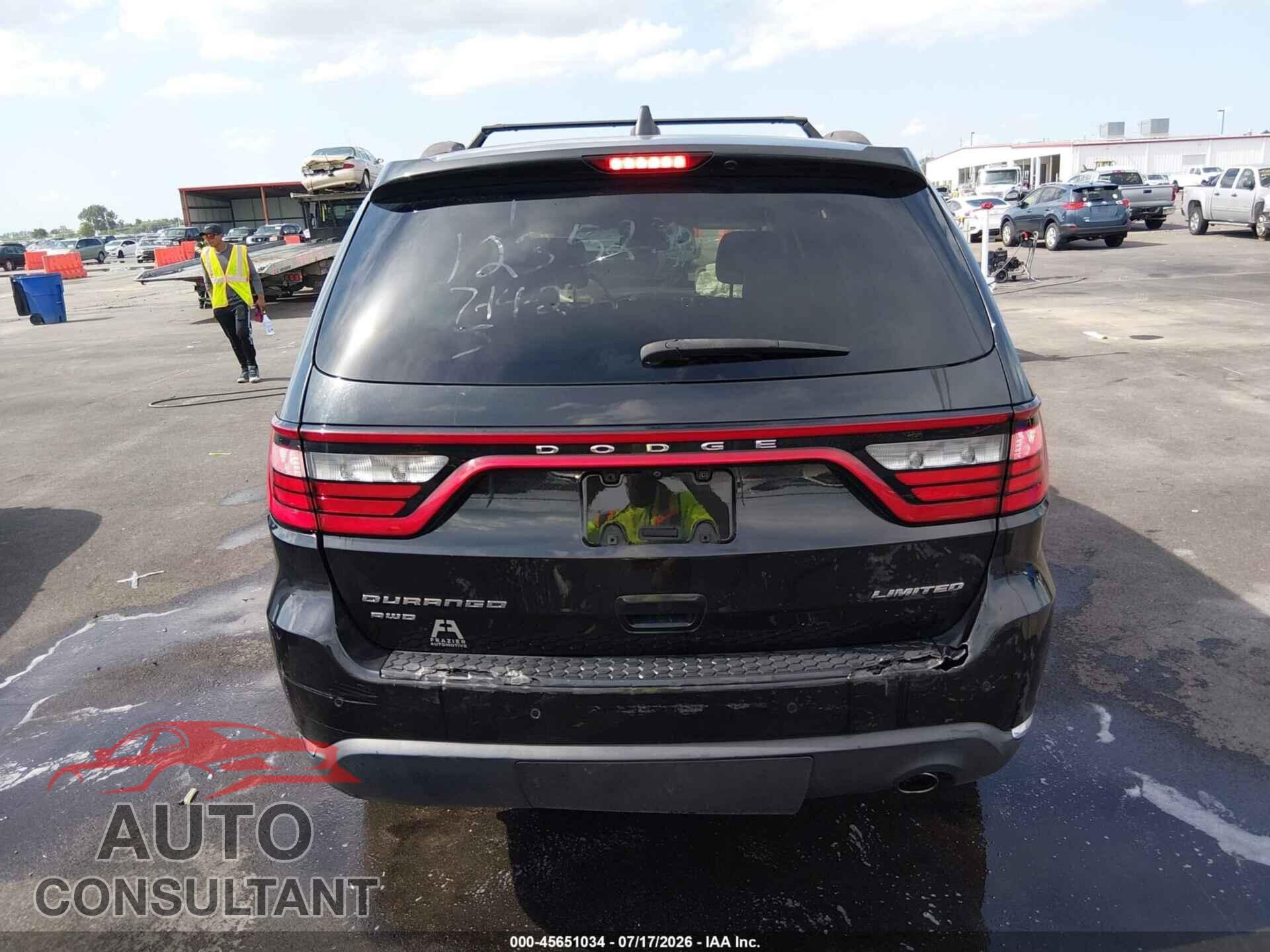 DODGE DURANGO 2016 - 1C4RDJDG5GC455864
