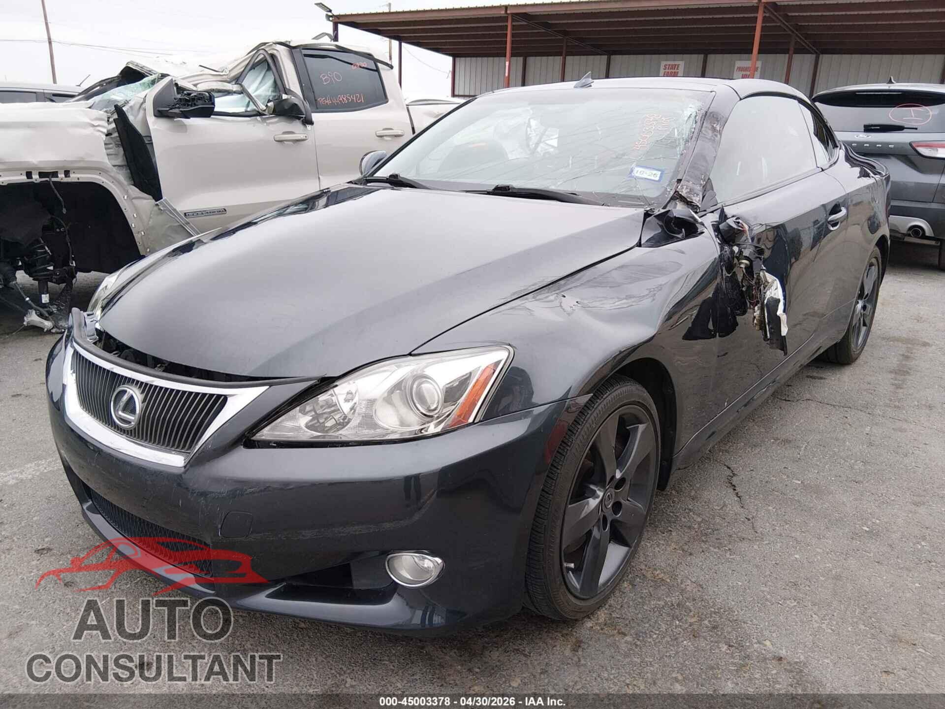 LEXUS IS 350C 2010 - JTHFE2C29A2502255