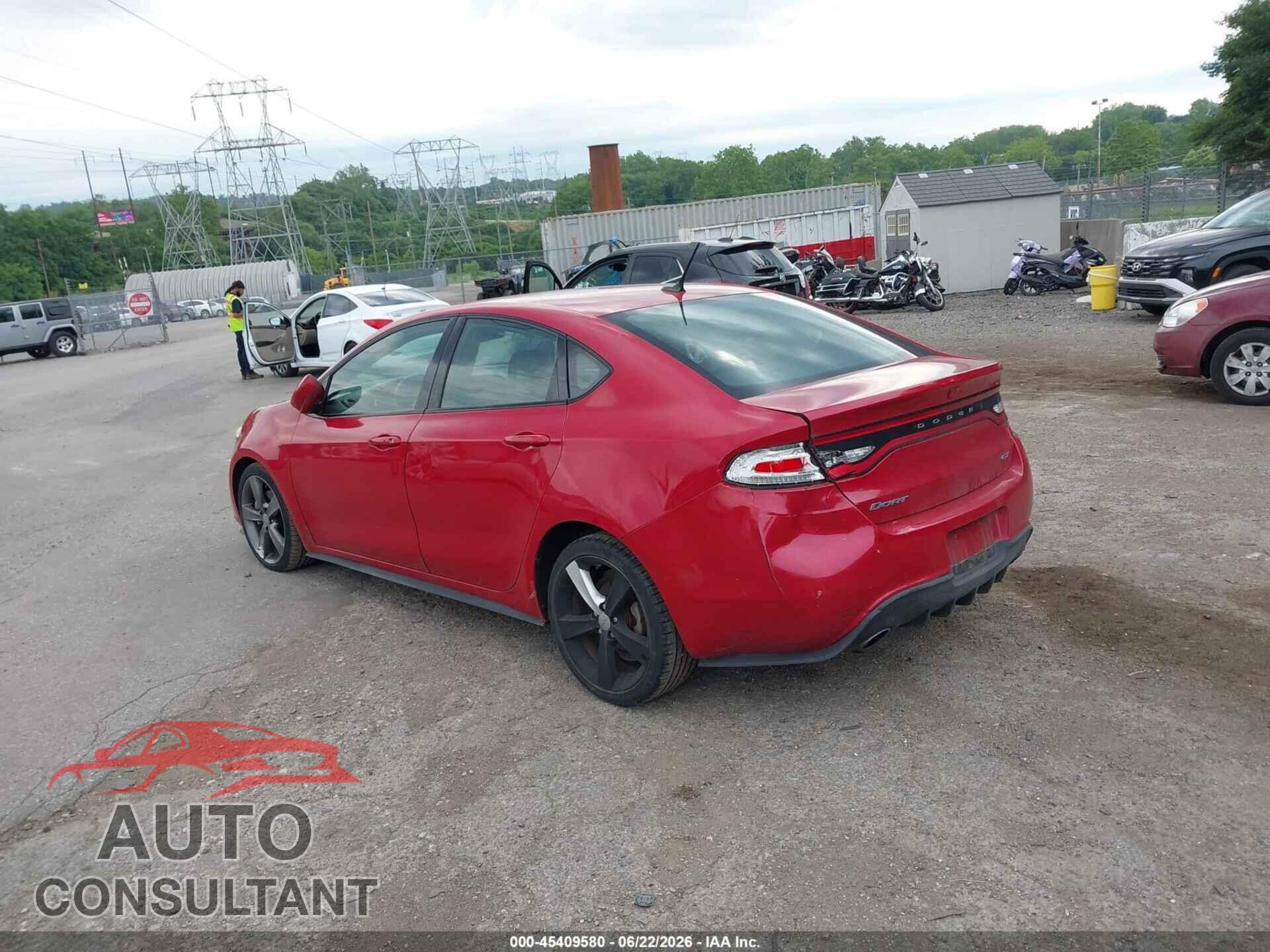 DODGE DART 2015 - 1C3CDFEB6FD315874