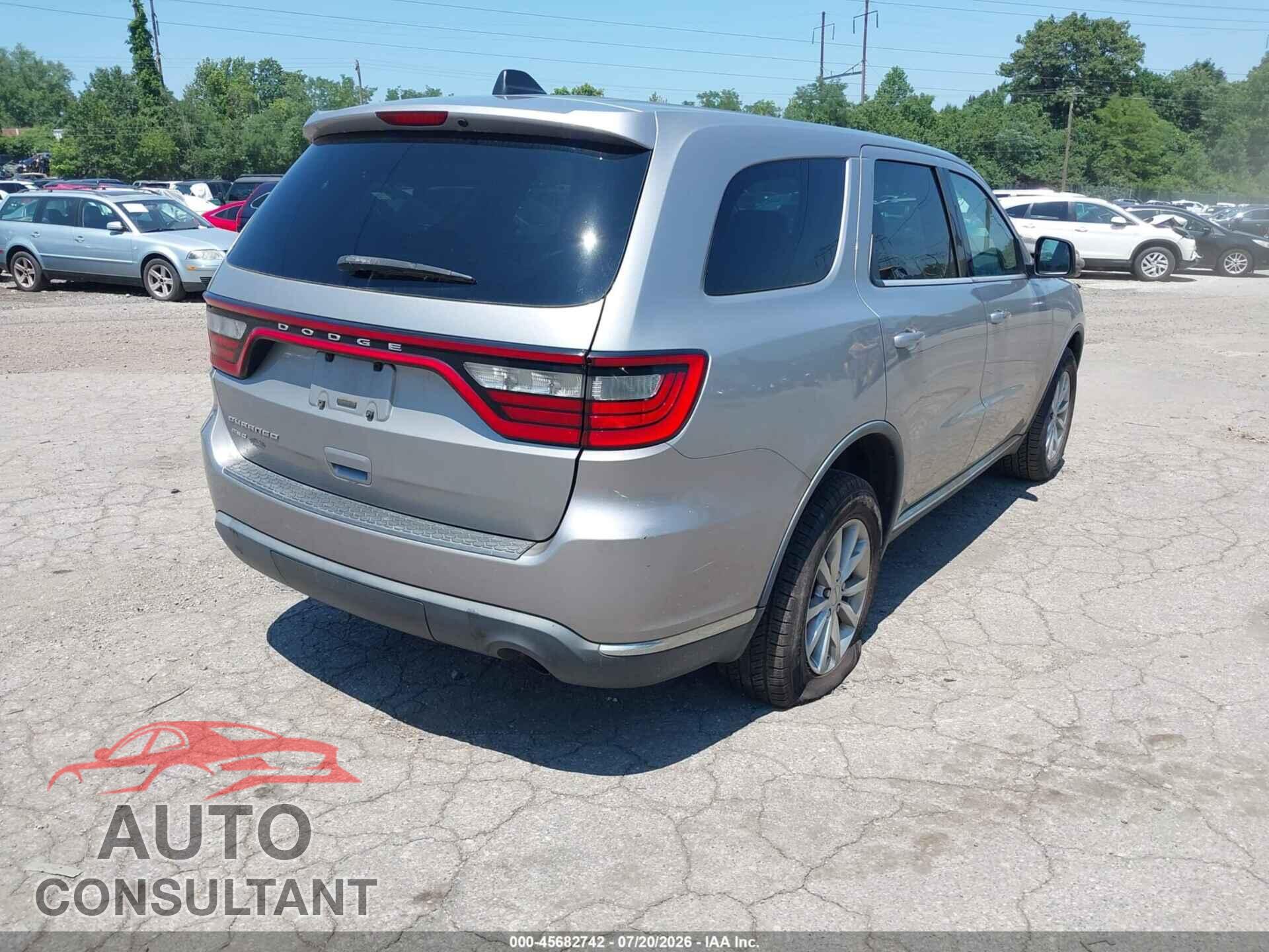DODGE DURANGO 2017 - 1C4RDJAG6HC606457