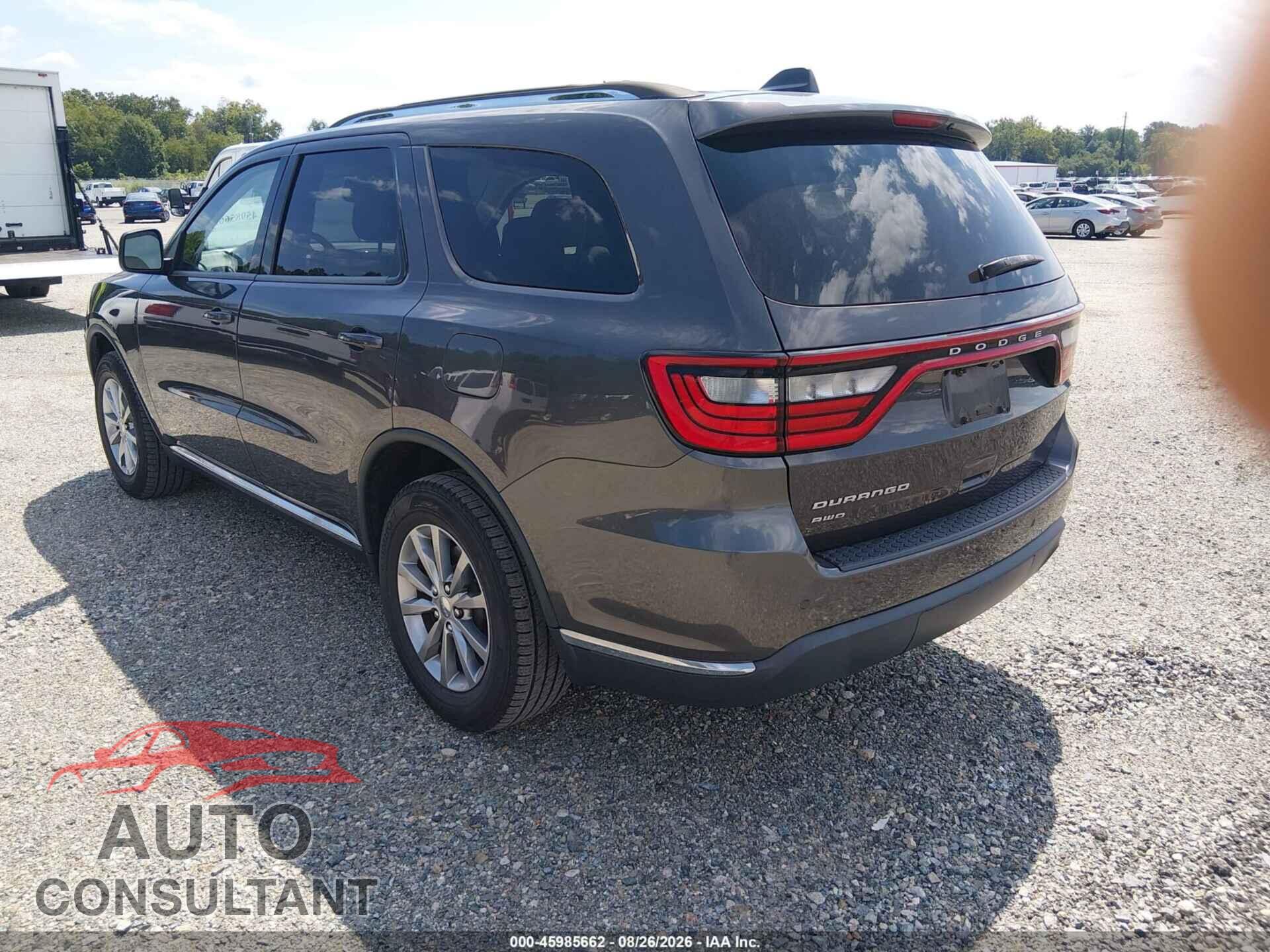 DODGE DURANGO 2017 - 1C4RDJAG4HC883687