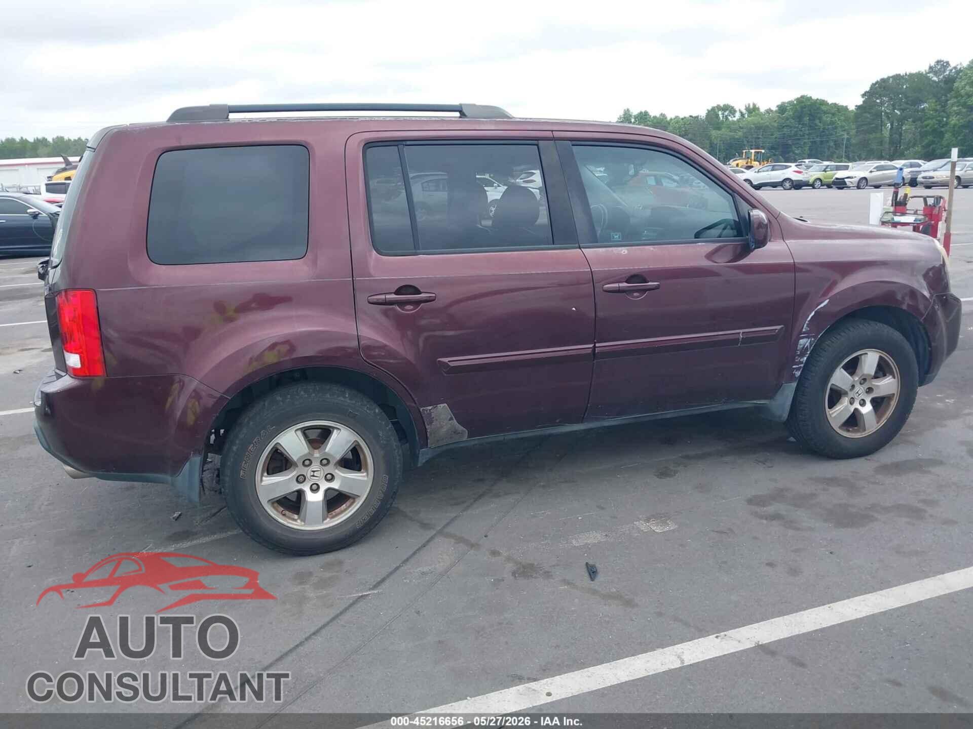 HONDA PILOT 2011 - 5FNYF3H75BB041197
