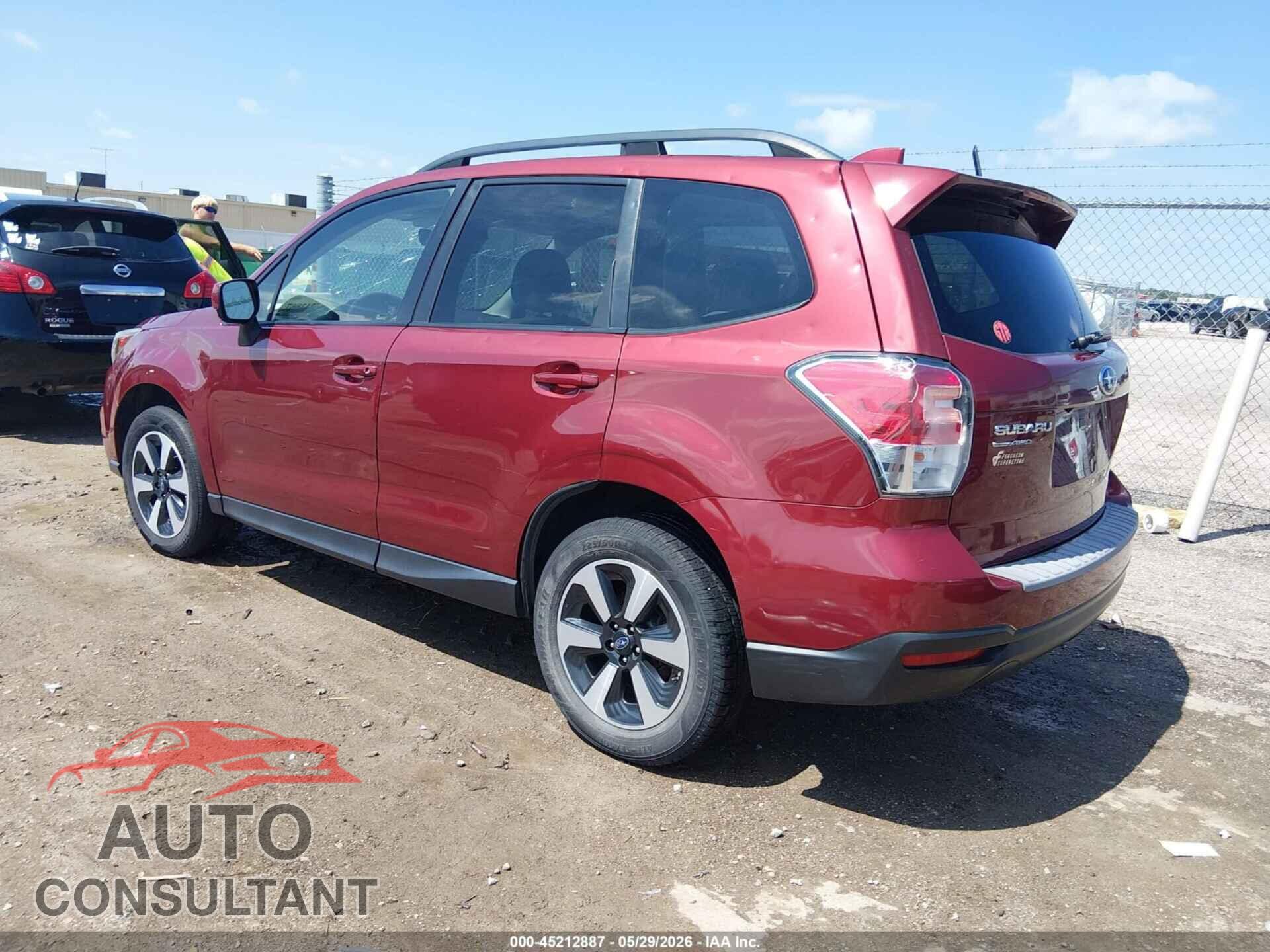 SUBARU FORESTER 2017 - JF2SJAEC9HH576604