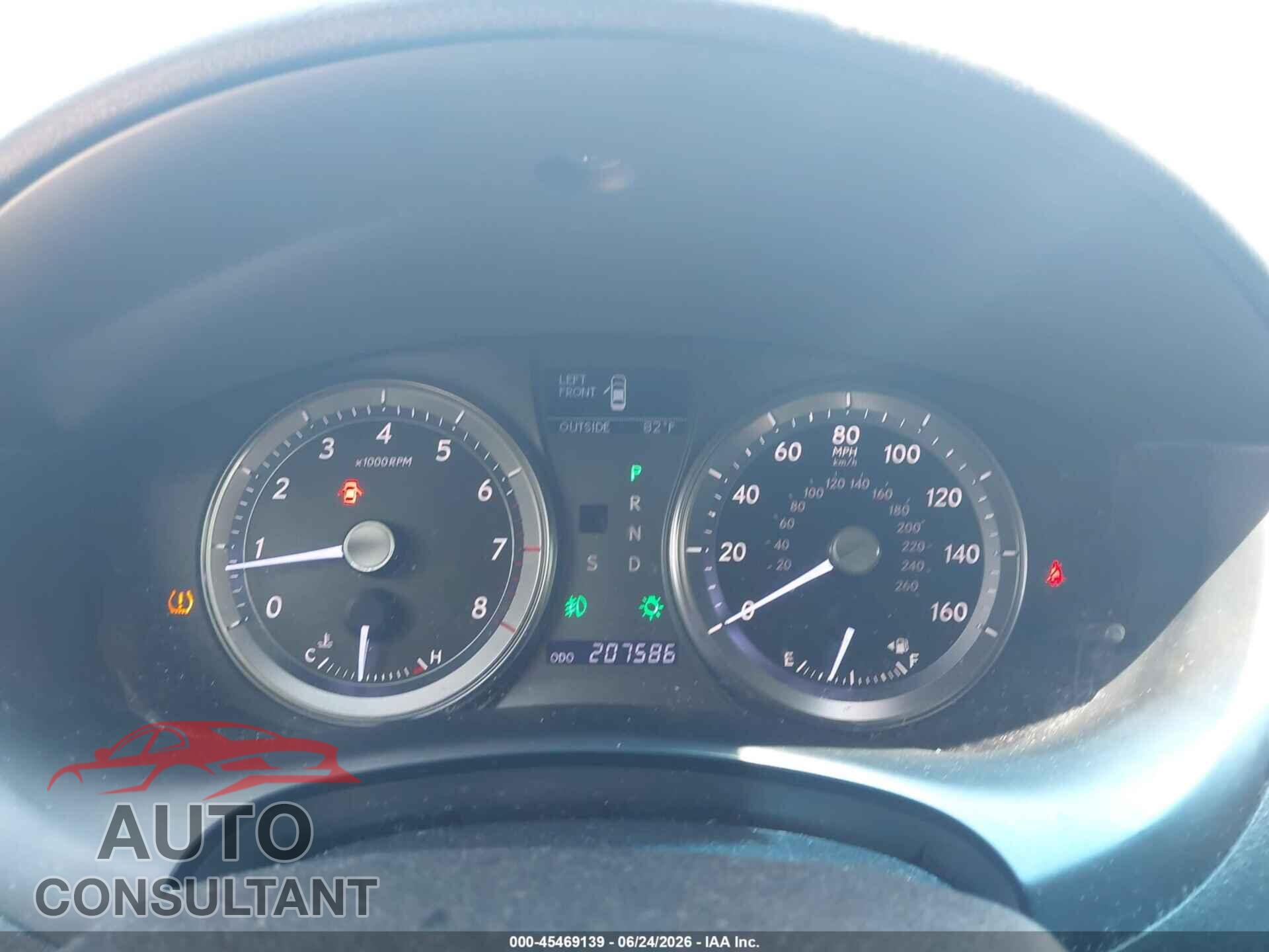 LEXUS ES 350 2012 - JTHBK1EGXC2487309