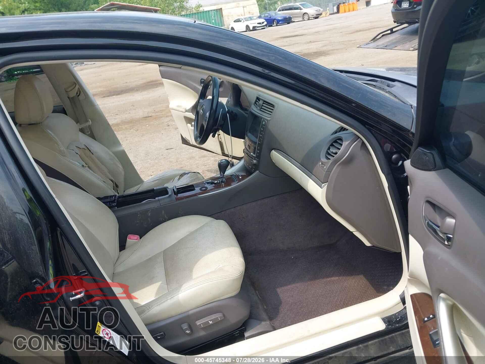 LEXUS IS 250 2012 - JTHCF5C27C5053449